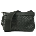 Bottega Veneta Black Polypropylene Leather Clutch Bag Shoulder Bag