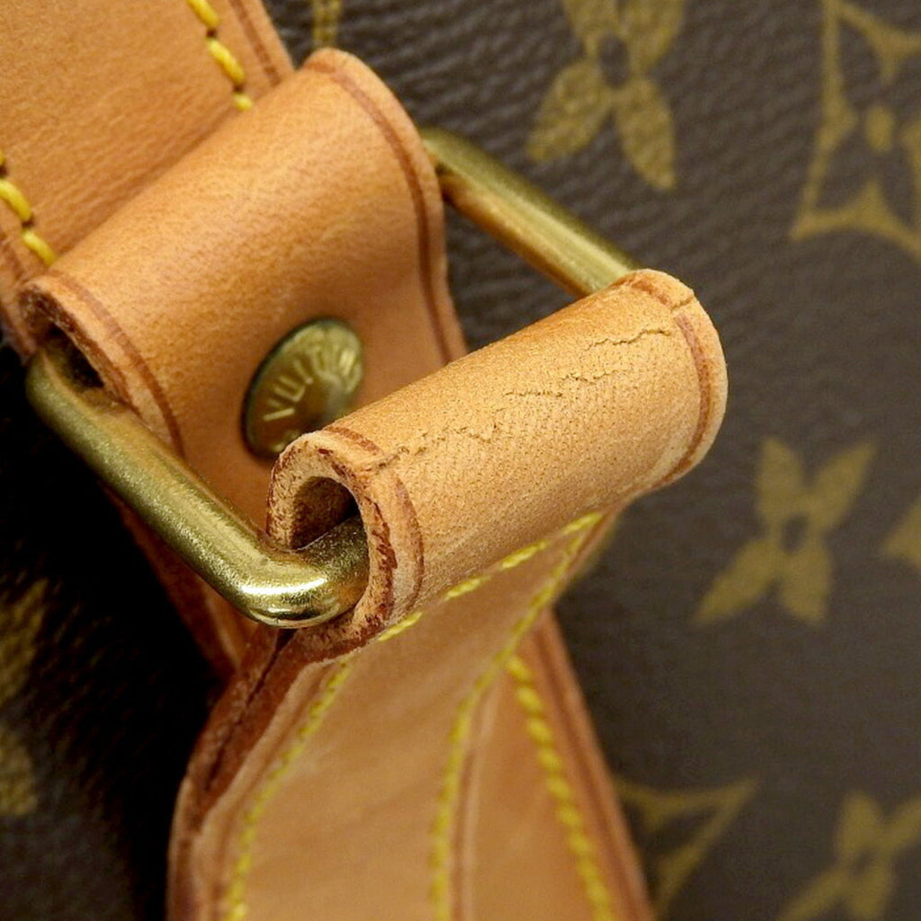 Louis Vuitton Brown Monogram Pvc Leather Shoulder Bag Tote Bag