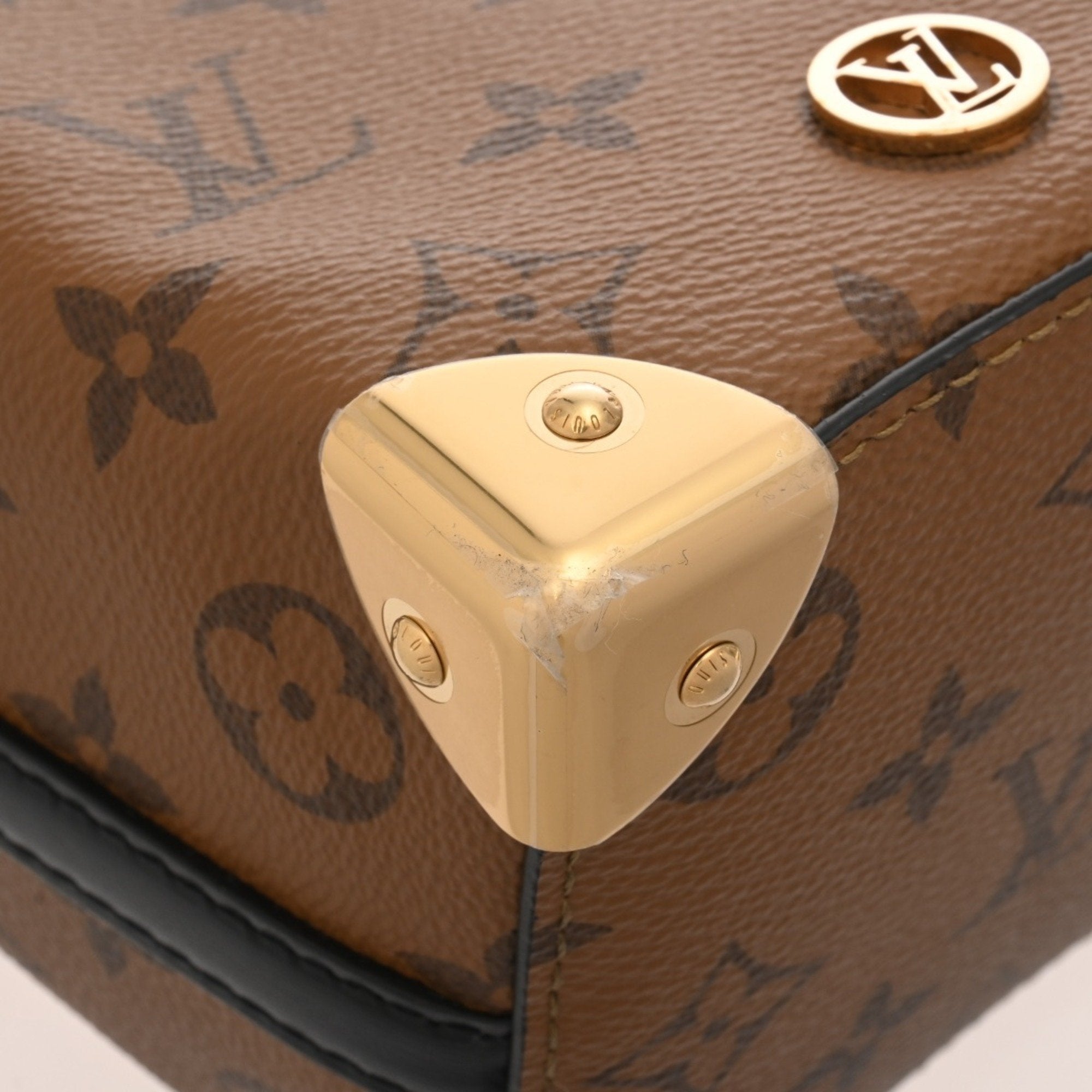 Louis Vuitton Brown Monogram Canvas Shoulder Bag