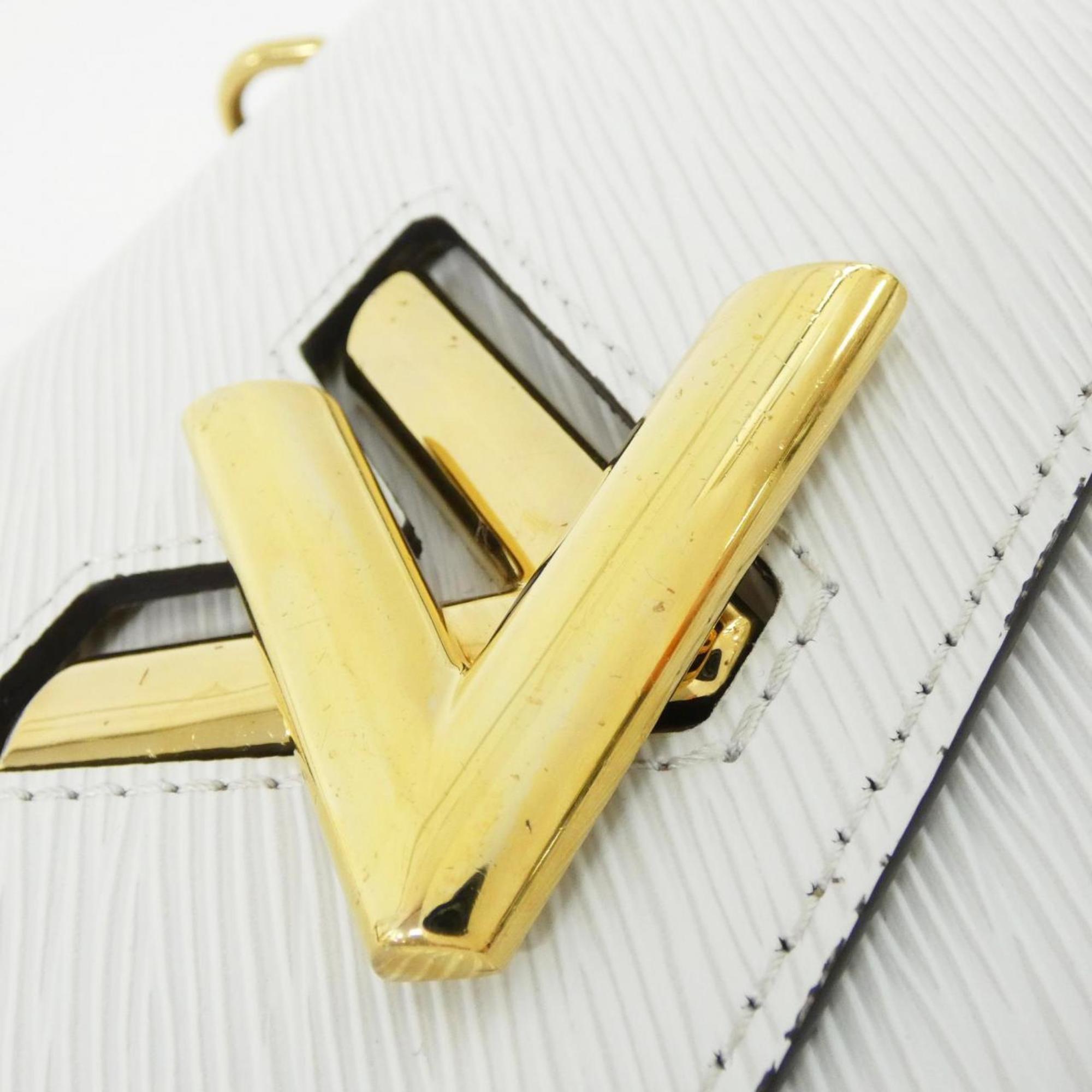 Louis Vuitton Blanc Leather Shoulder Bag