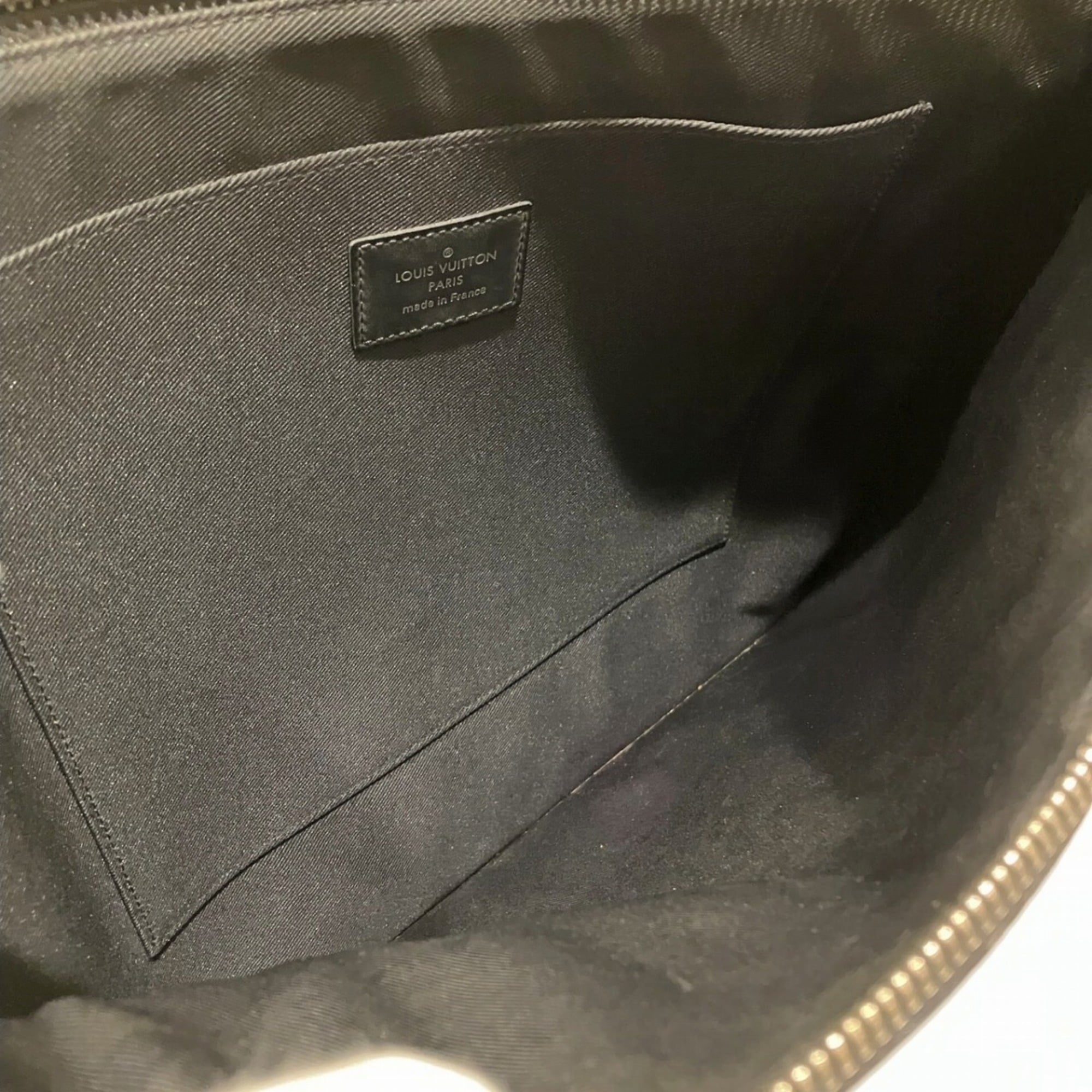 Louis Vuitton Black Pvc Clutch Bag Pochette