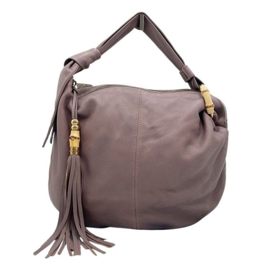 Gucci Purple Leather Shoulder Bag (Pre-Owned)