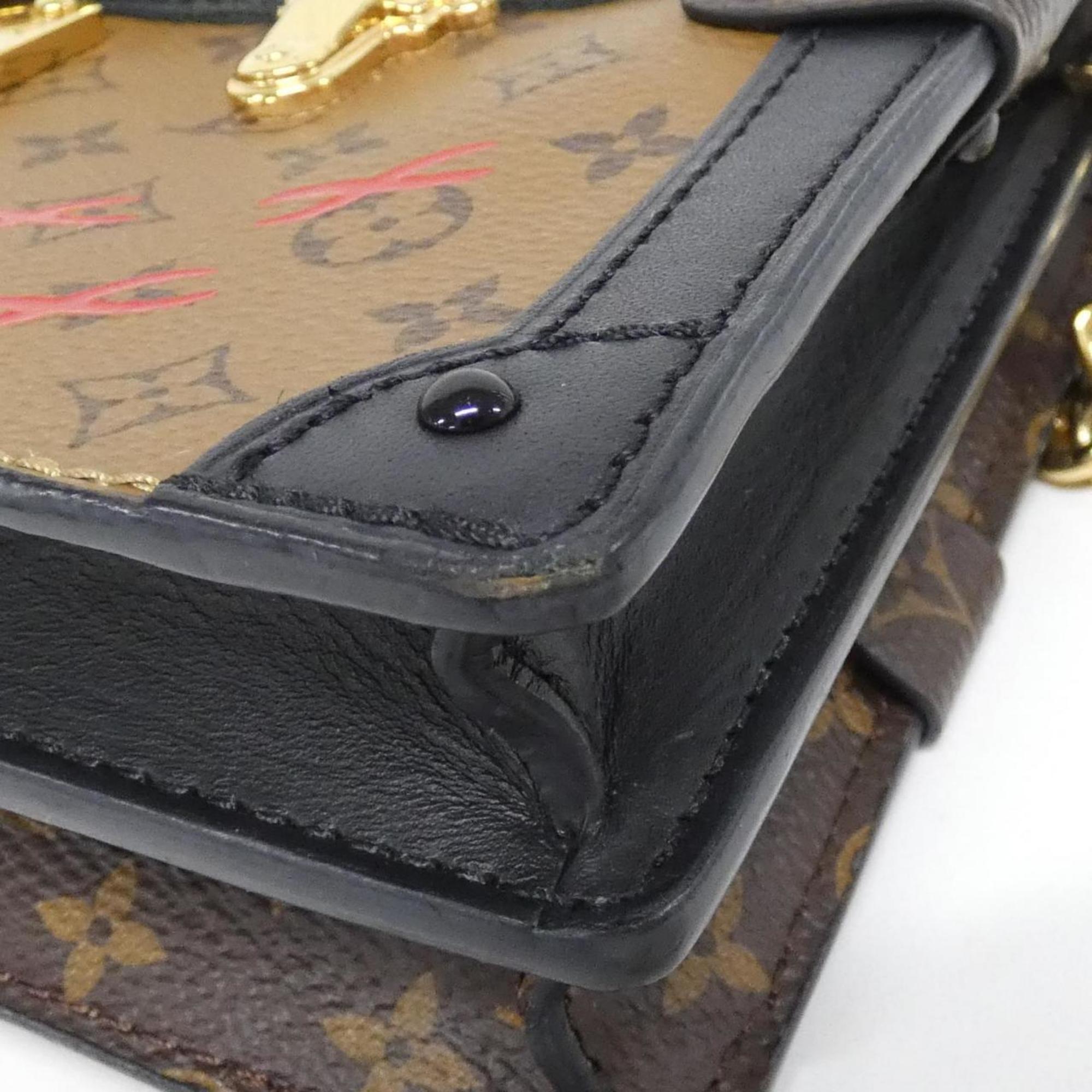 Louis Vuitton Marron Coated Canvas Shoulder Bag