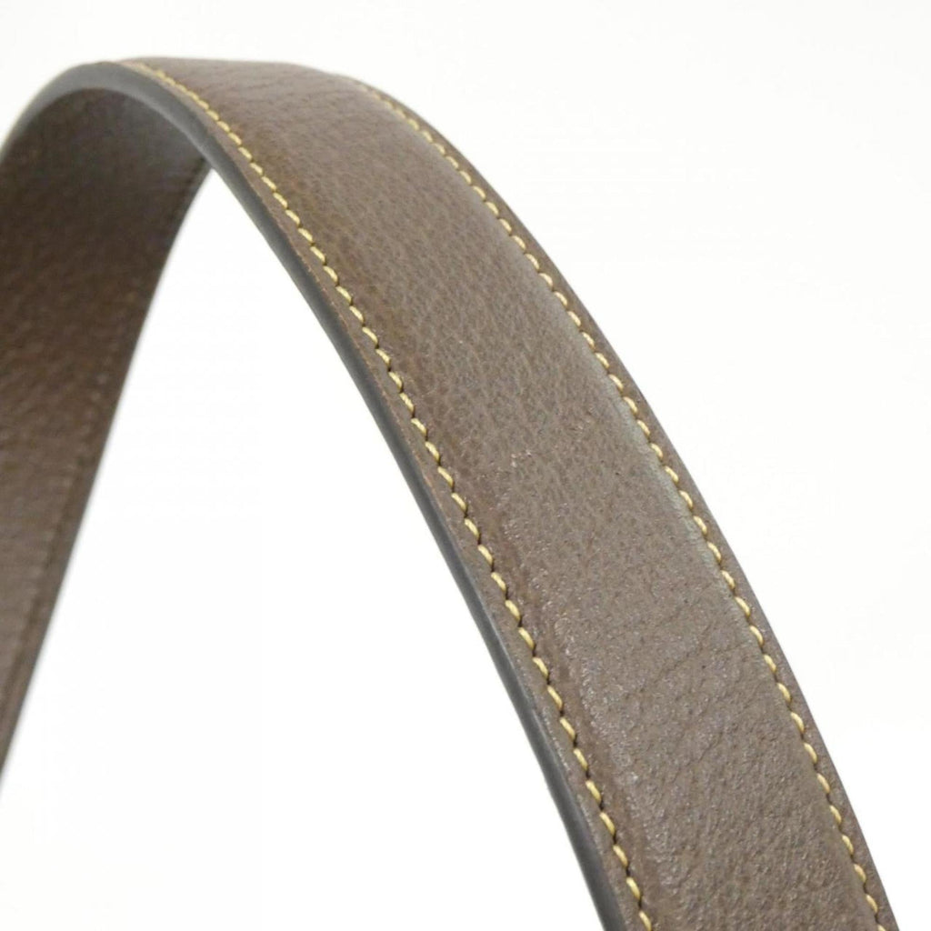 Gucci Beige Brown Gg Supreme Leather Boston Bag (Pre-Owned)