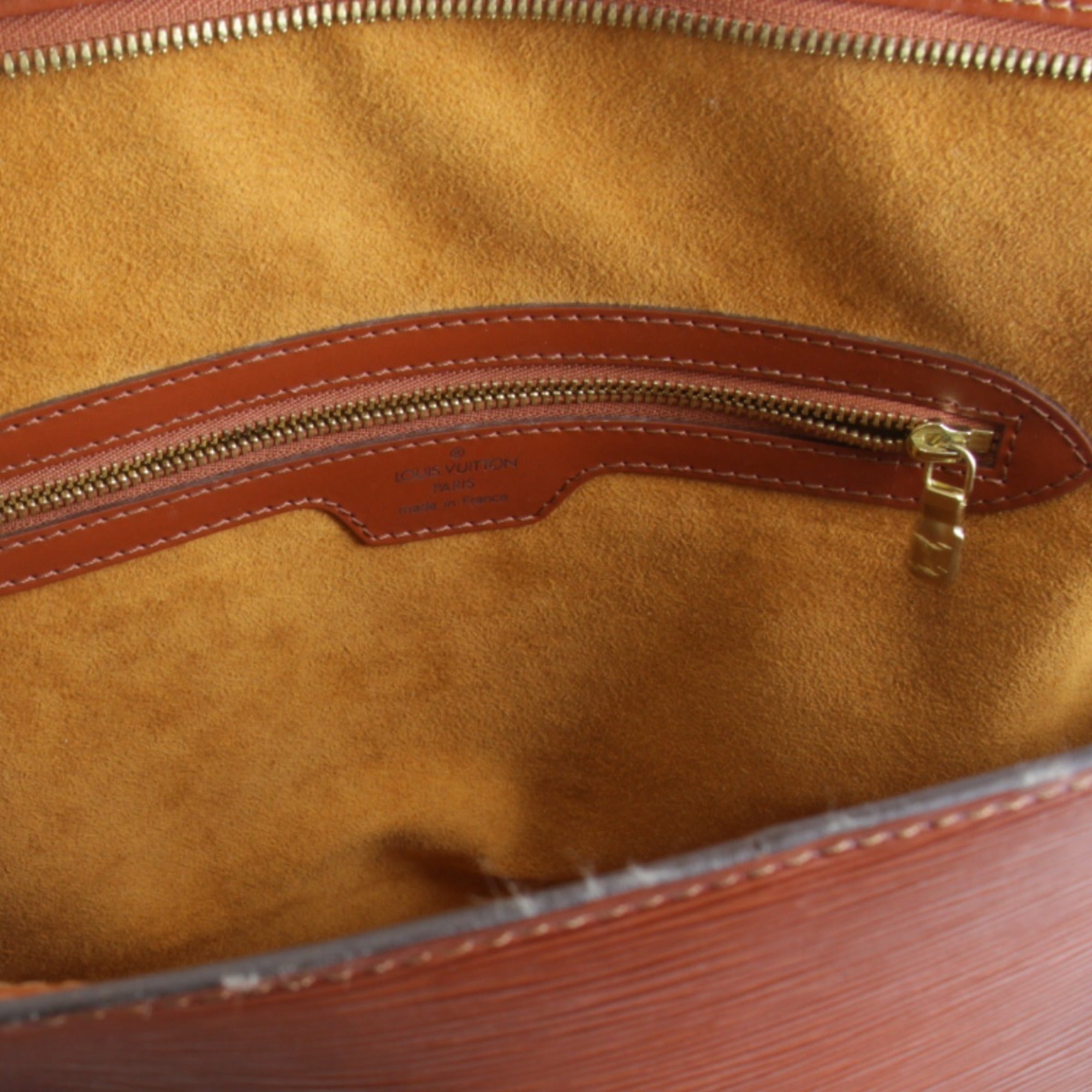 Louis Vuitton Brown Epi Leather Tote Bag