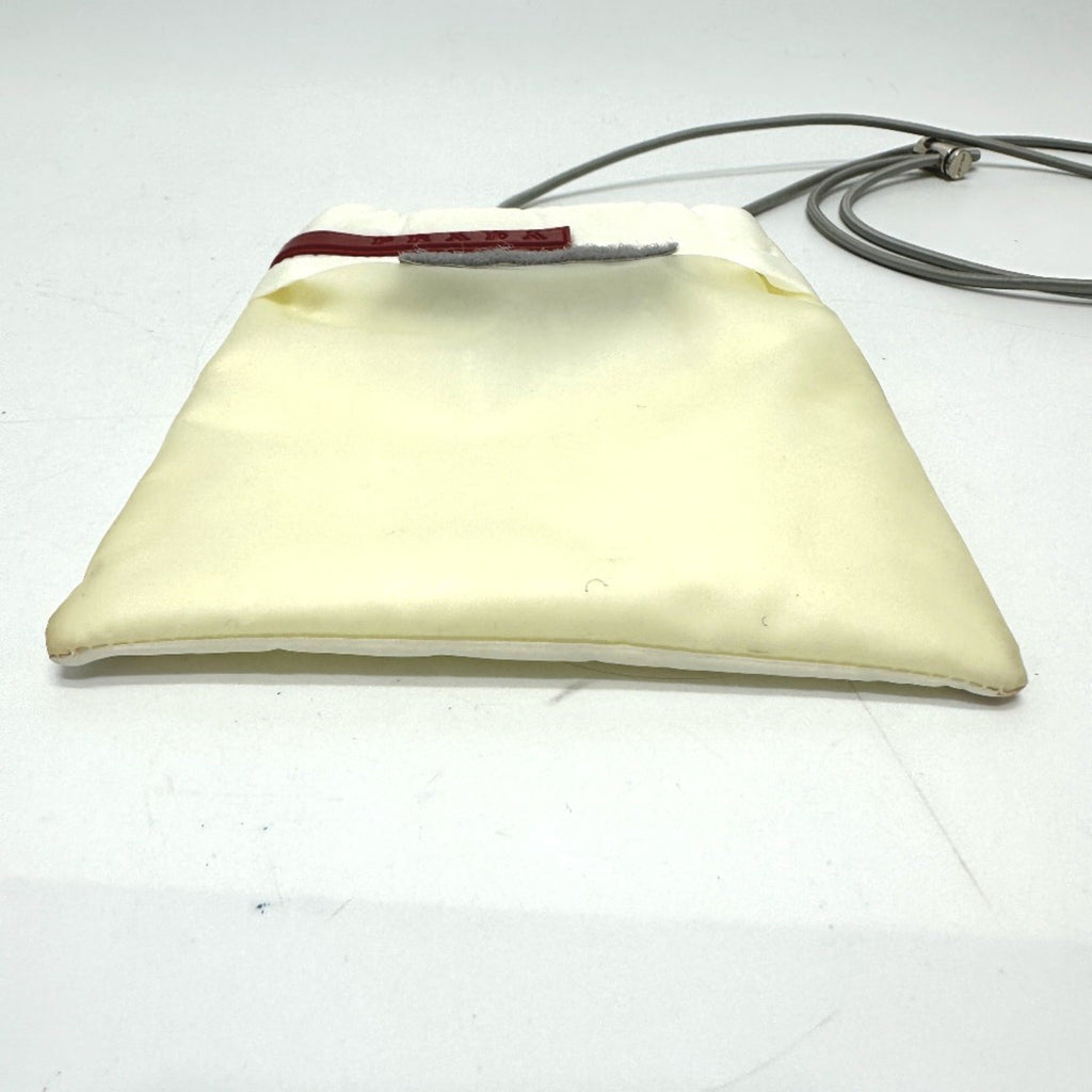 Prada White Cloth Shoulder Bag
