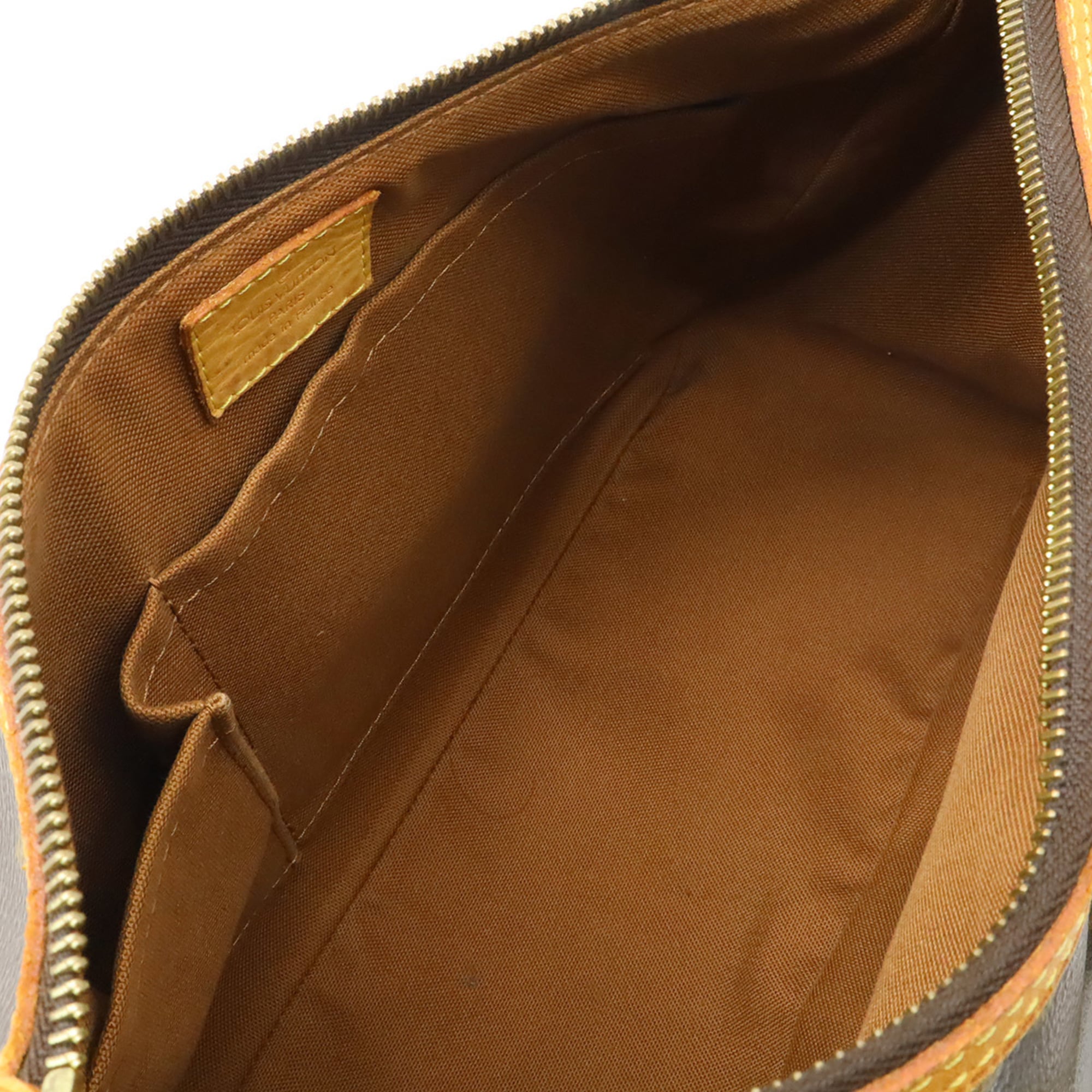 Louis Vuitton Brown Canvas Shoulder Bag