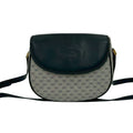 Gucci Navy Leather Pvc Pochette Shoulder Bag (Pre-Owned)