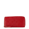 Louis Vuitton Auriane Red Color Leather Coin Purse/Coin Case