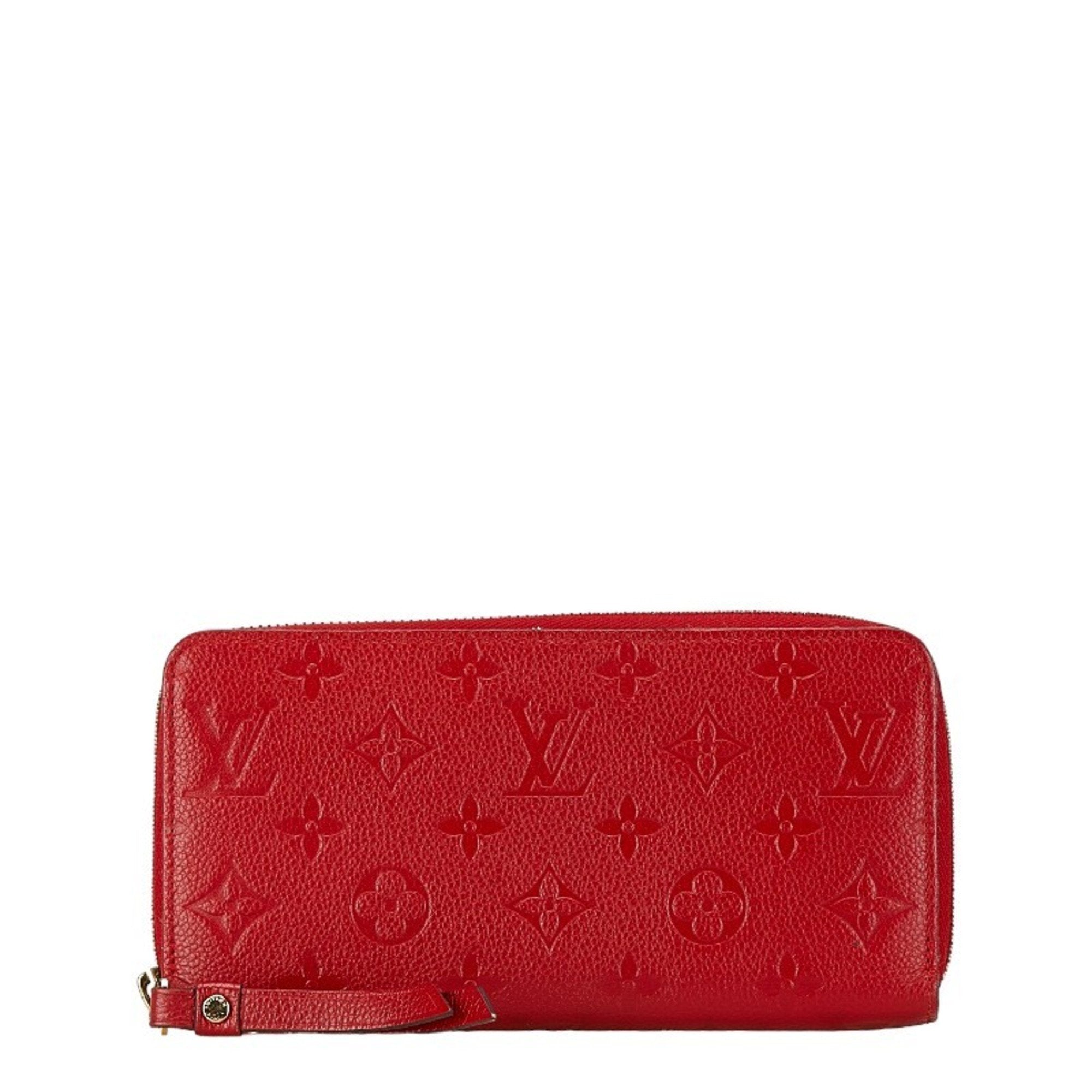 Louis Vuitton Auriane Red Color Leather Coin Purse/Coin Case