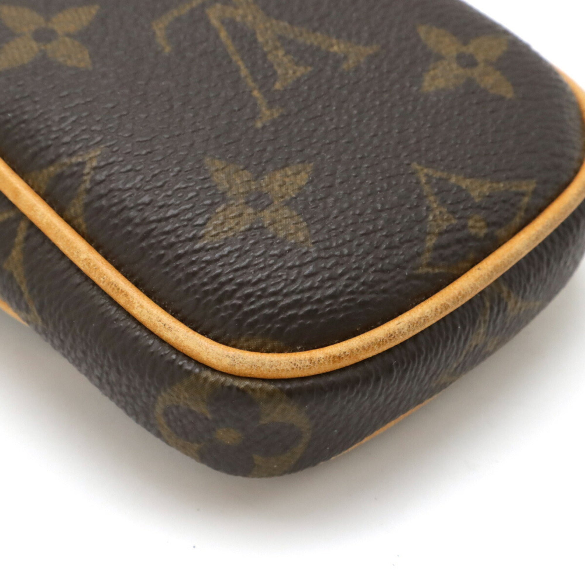 Louis Vuitton Brown Monogram Pochette Pouch
