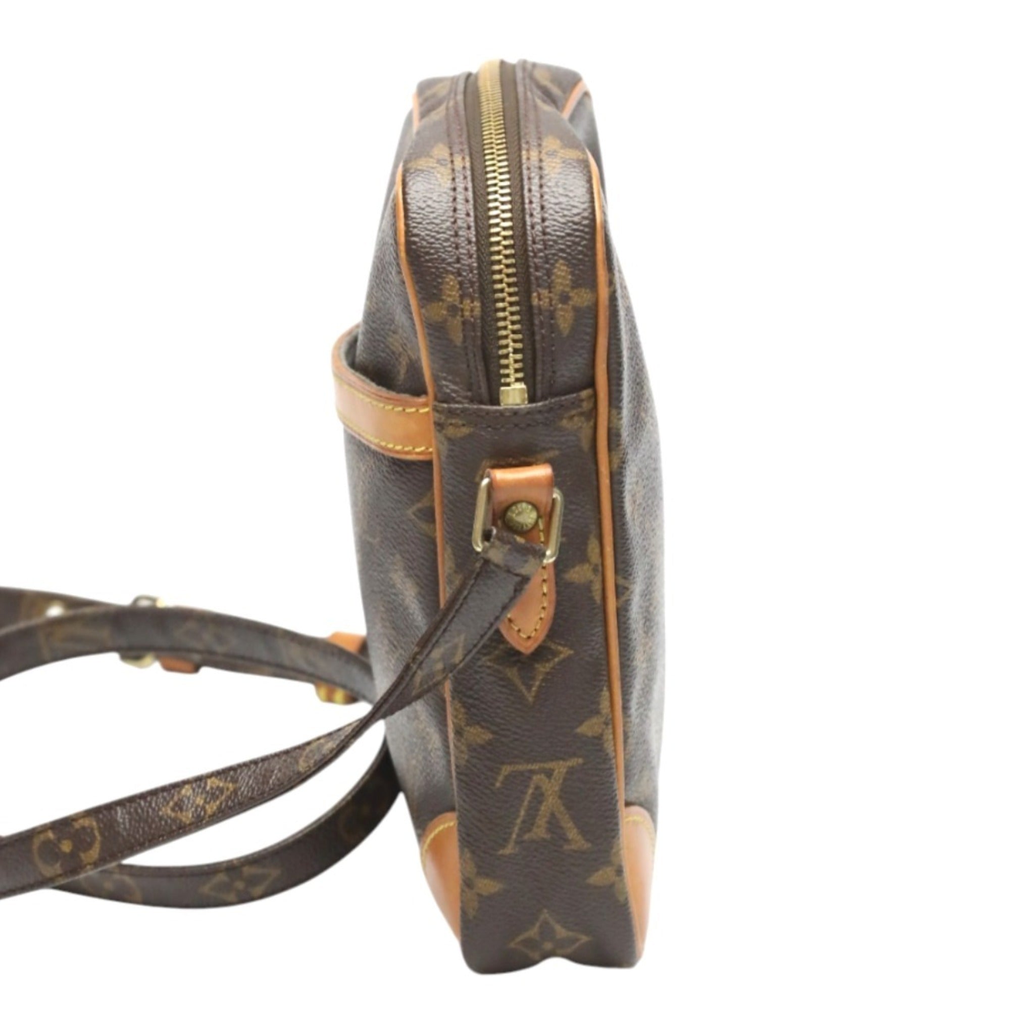 Louis Vuitton Brown Monogram Canvas Shoulder Bag