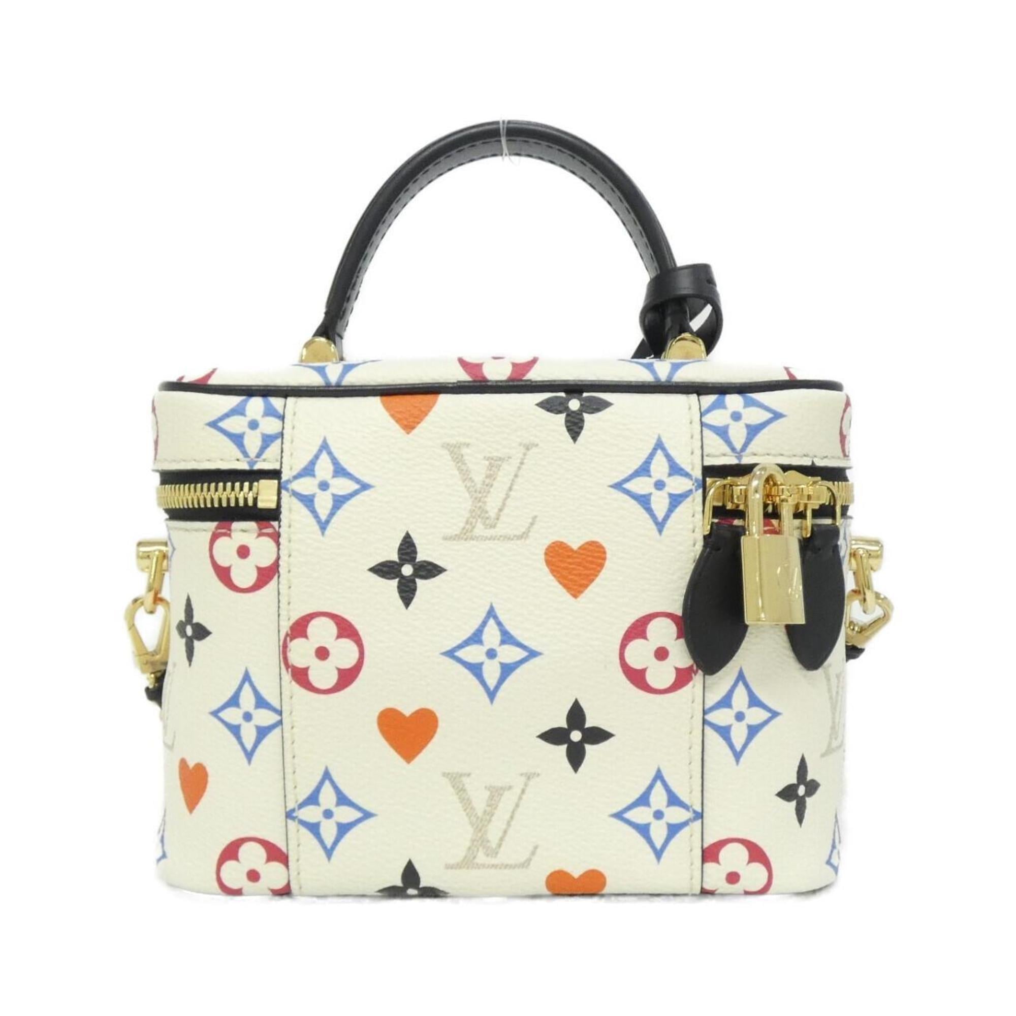 Louis Vuitton Monogram Blanc Coated Canvas Handbag