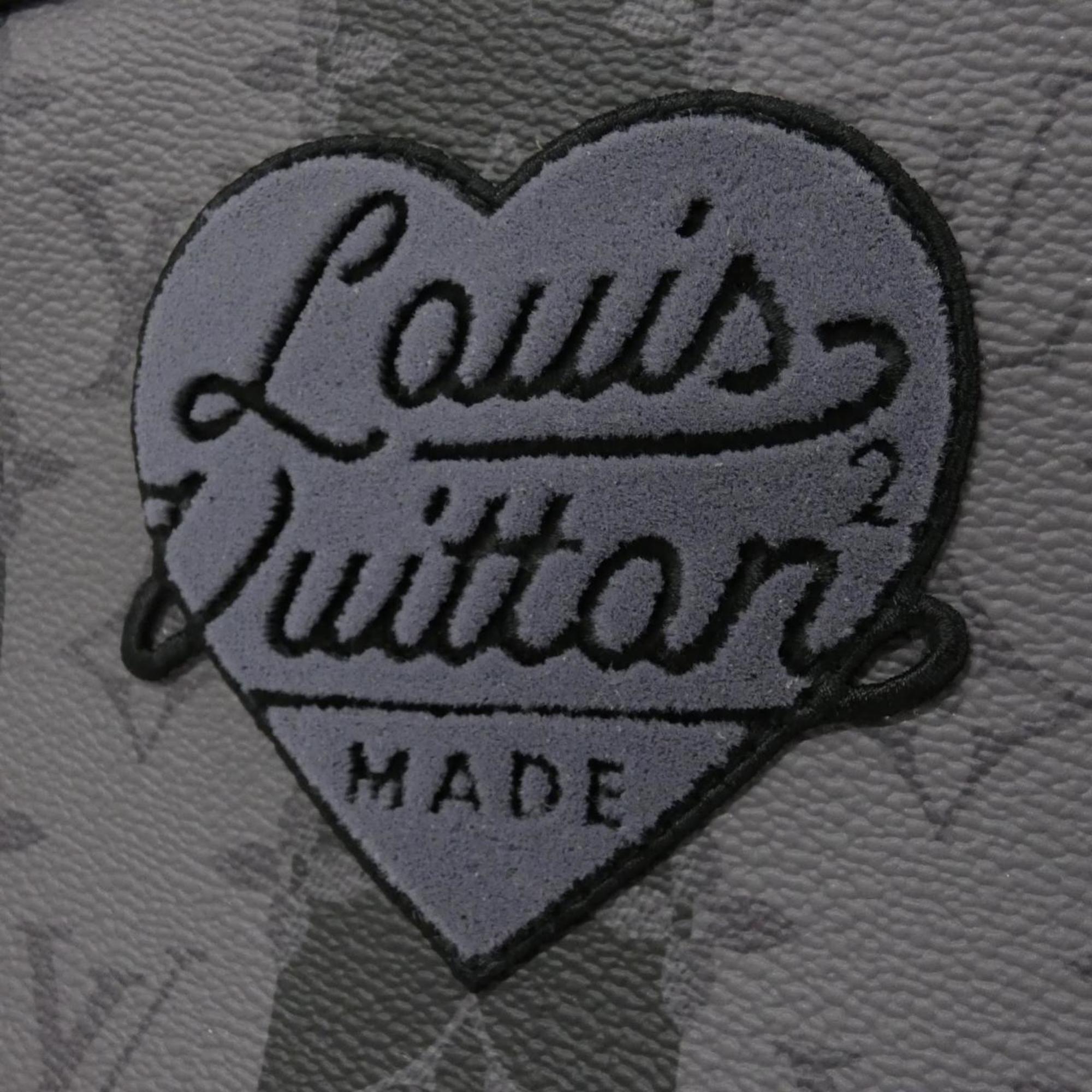 Louis Vuitton Black Coated Canvas Shoulder Bag