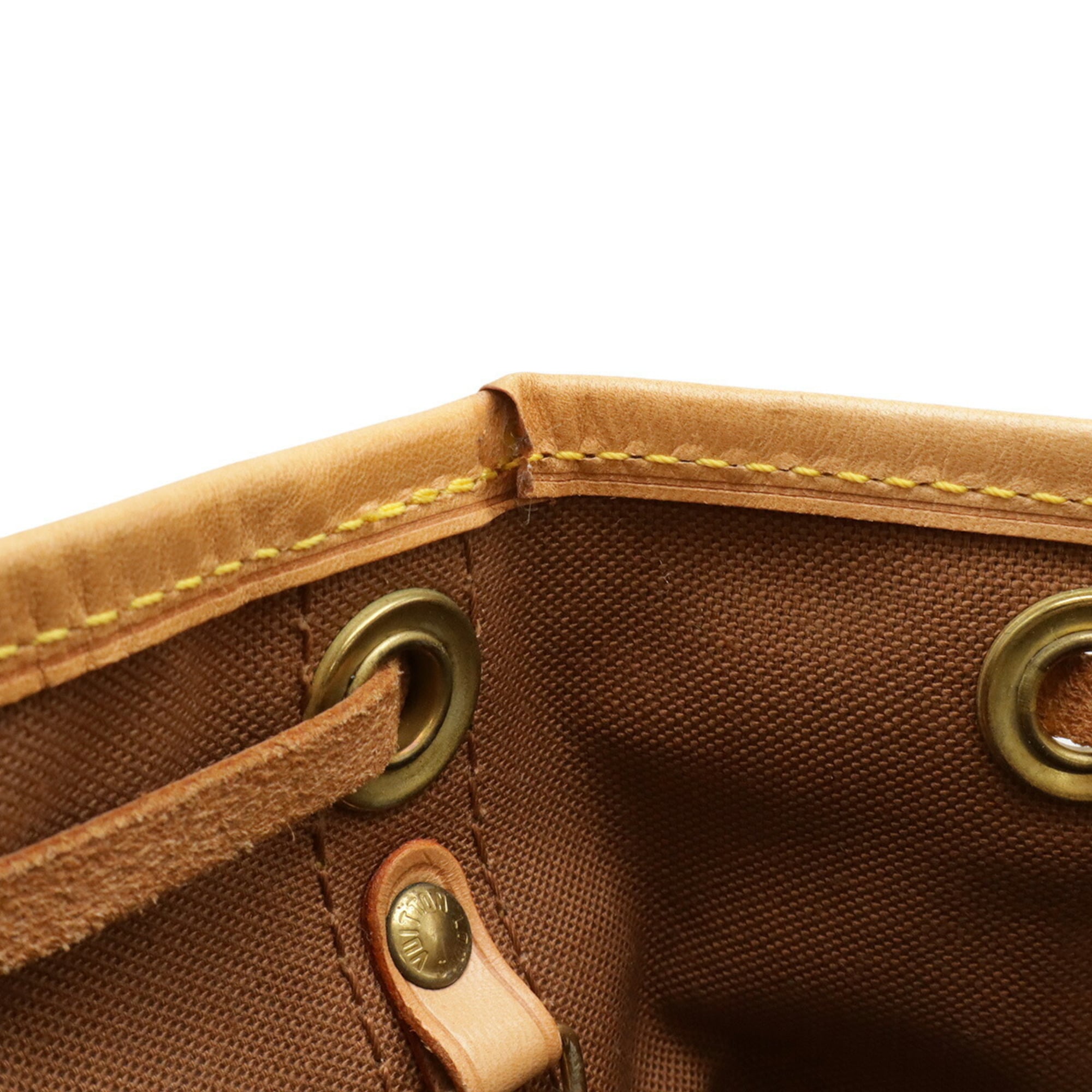 Louis Vuitton Brown Canvas Shoulder Bag