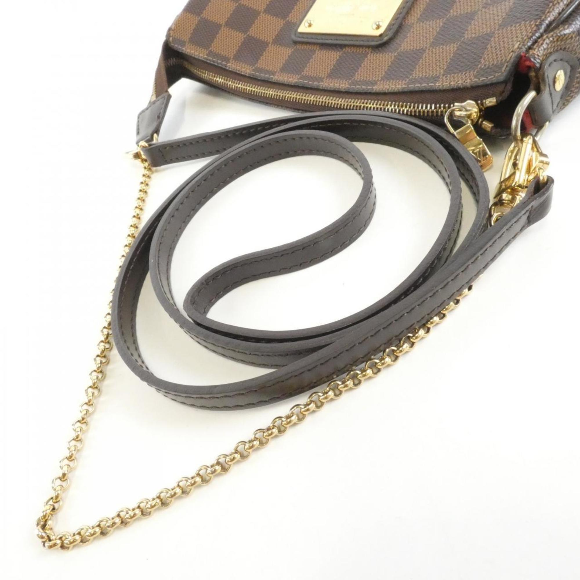Louis Vuitton Brown Coated Canvas Shoulder Bag