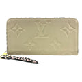 Louis Vuitton Beige Leather Long Wallet
