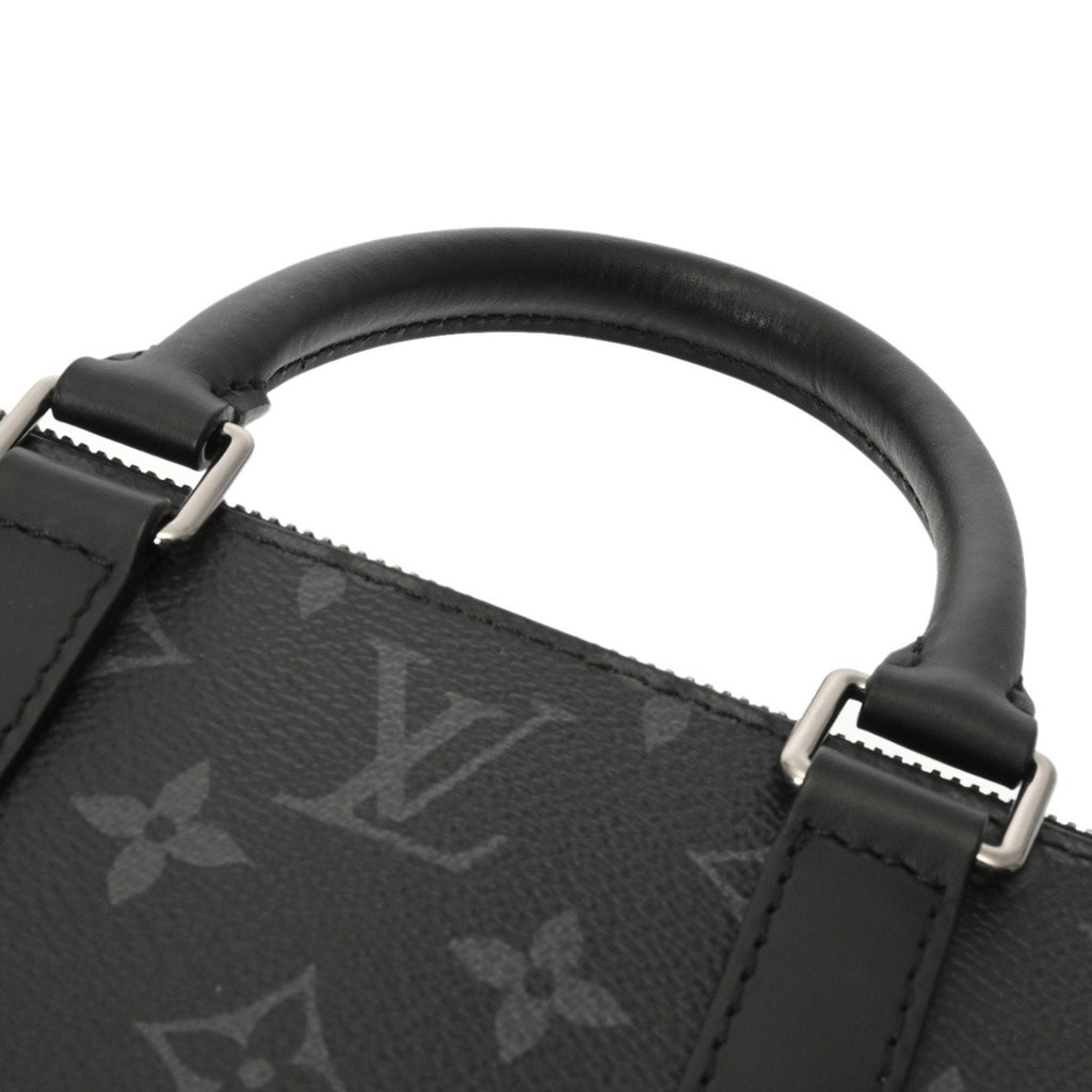 Louis Vuitton Black Gray Monogram Eclipse Canvas Handbag