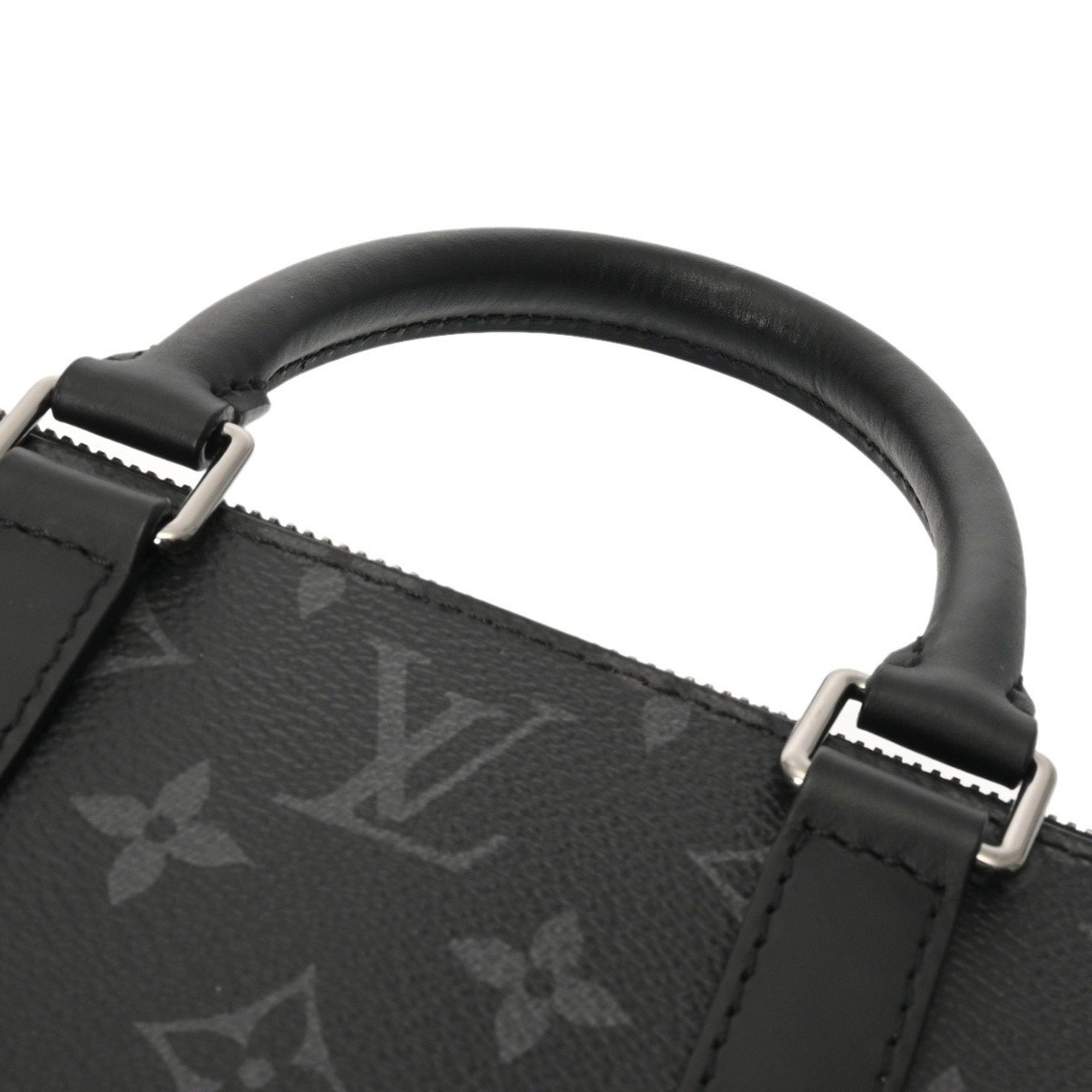 Louis Vuitton Black Gray Monogram Eclipse Canvas Handbag