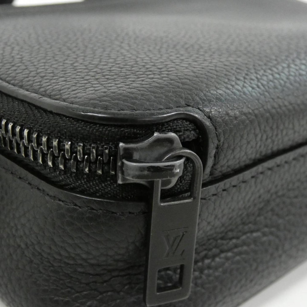 Louis Vuitton Black Leather Shoulder Bag