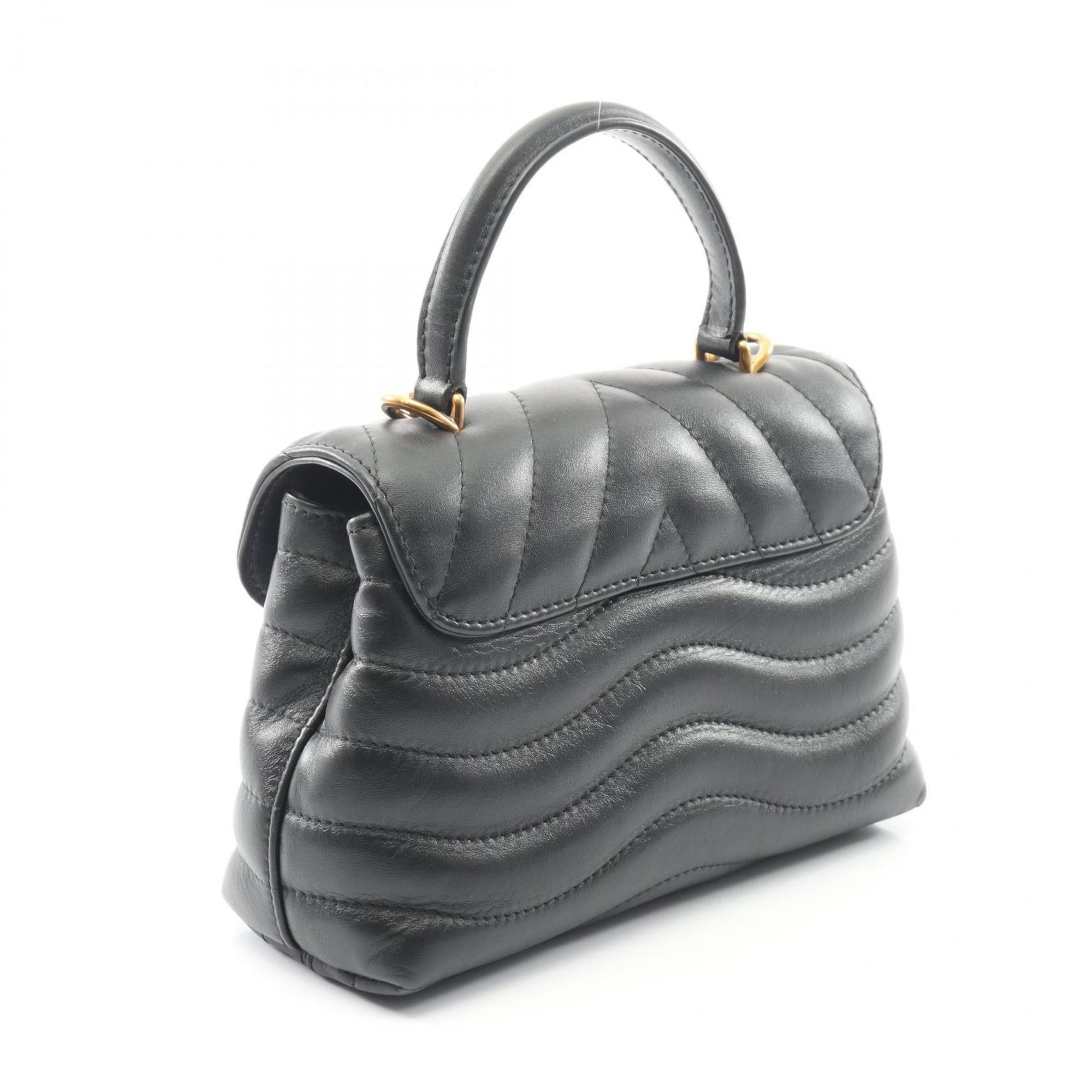 Louis Vuitton Black Noir Leather Handbag