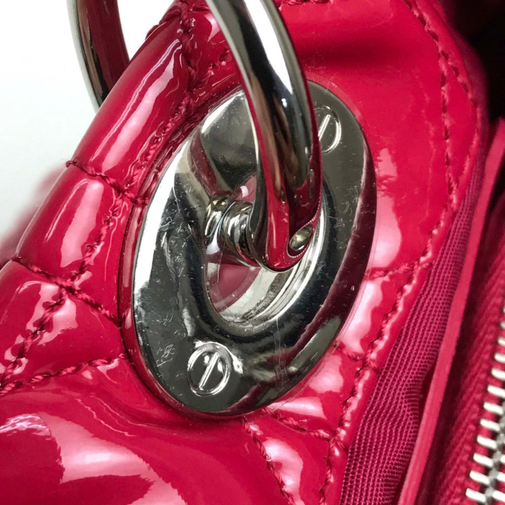 Christian Dior Pink Leather Handbag (Pre-Owned)