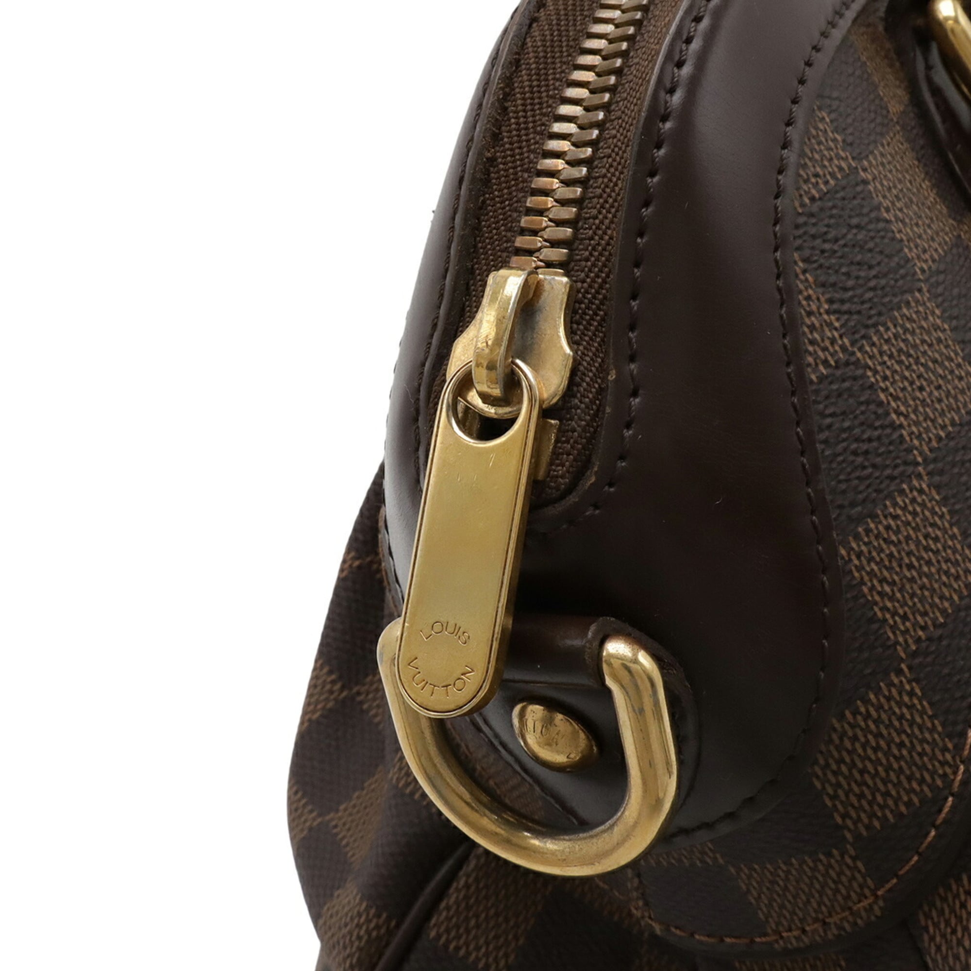 Louis Vuitton Brown Pvc Handbag Shoulder Bag