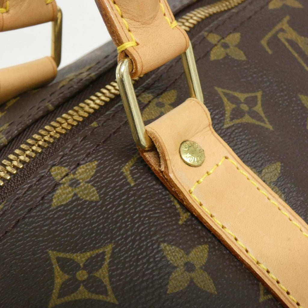 Louis Vuitton Monogram Marron Coated Canvas Boston Bag
