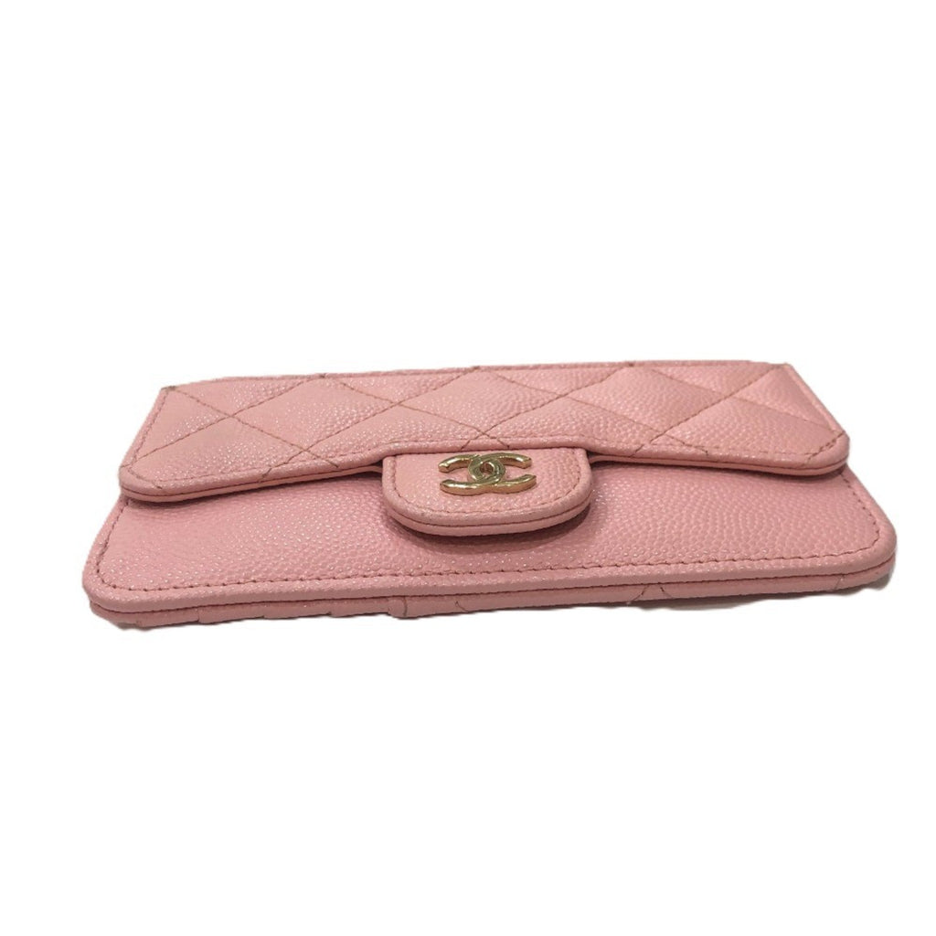 Chanel Pink Grained Calfskin Coin Purse/Coin Case