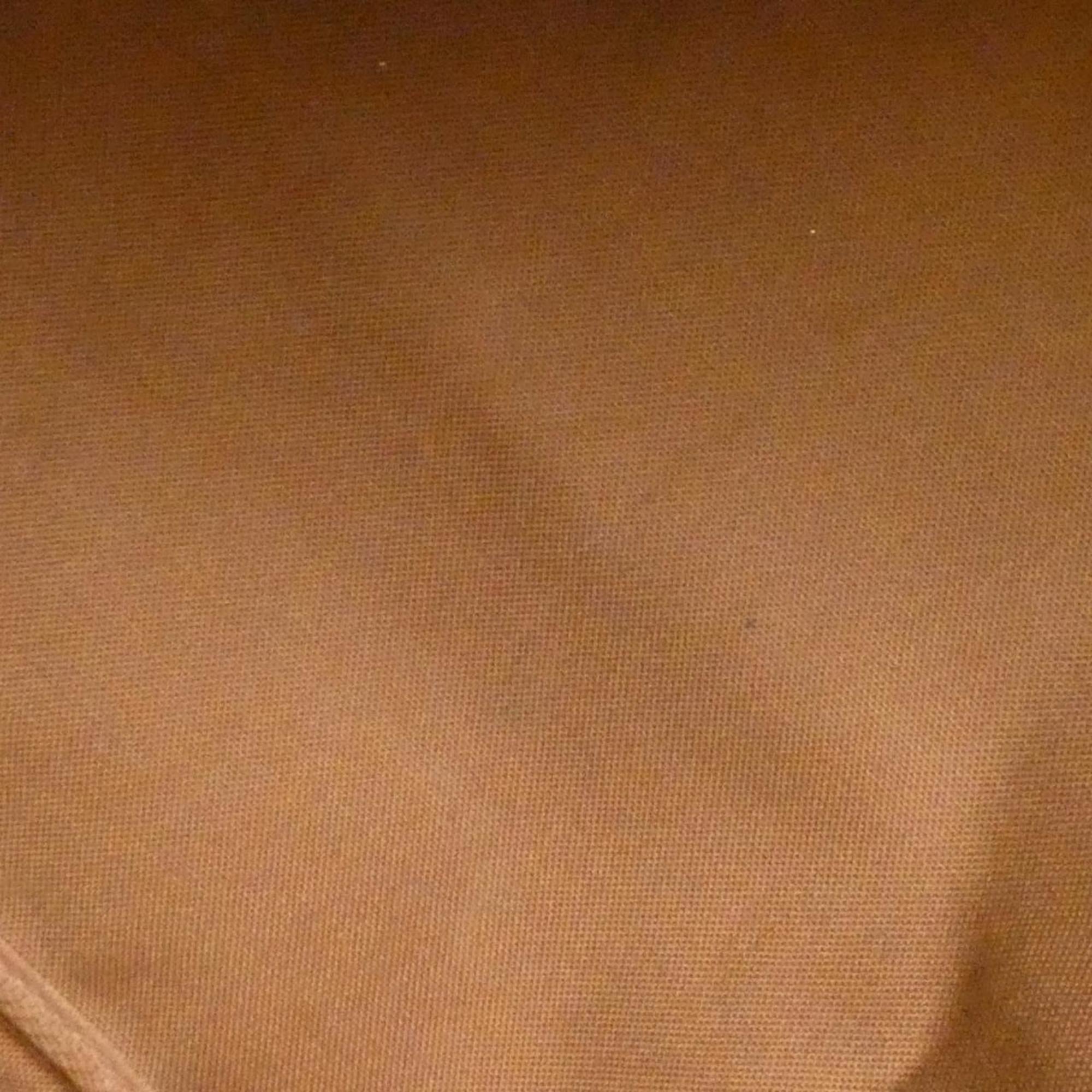 Louis Vuitton Marron Coated Canvas Boston Bag