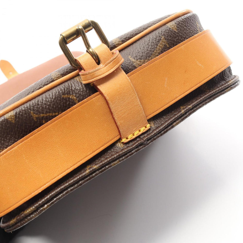 Louis Vuitton Brown Monogram Coated Canvas Leather Shoulder Bag