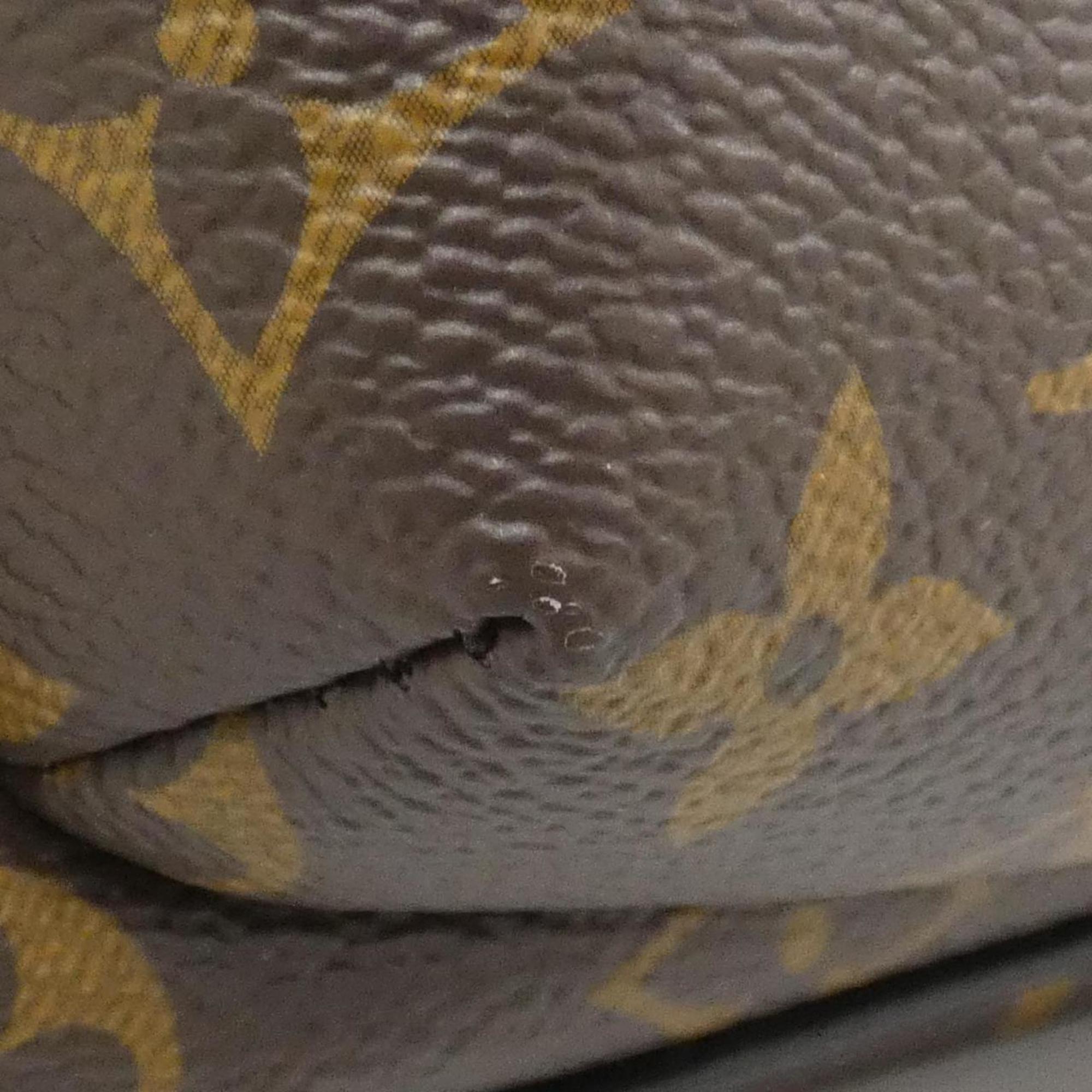 Louis Vuitton Brown Coated Canvas Shoulder Bag