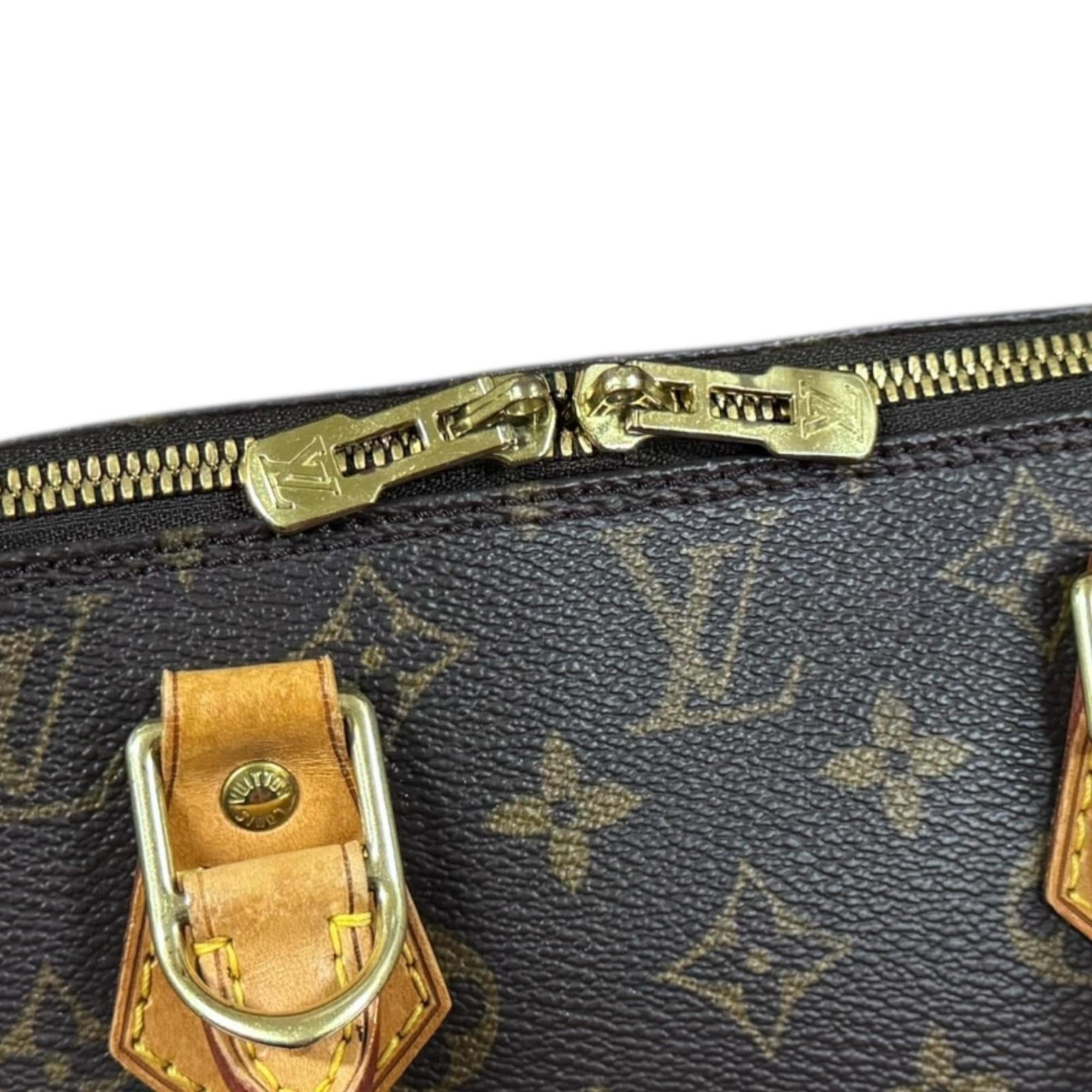 Louis Vuitton Brown Monogram Canvas Handbag