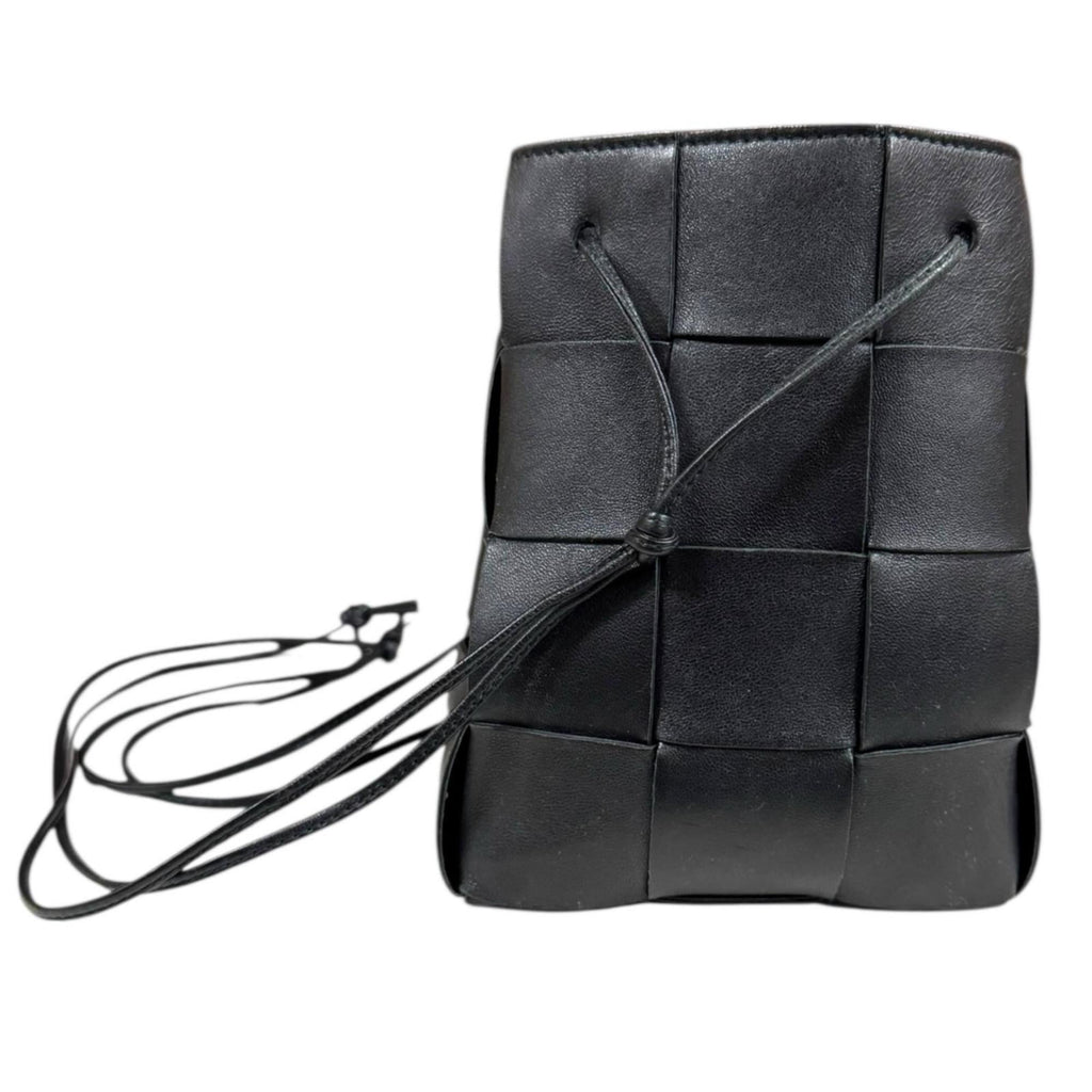 Bottega Veneta Black Leather Shoulder Bag