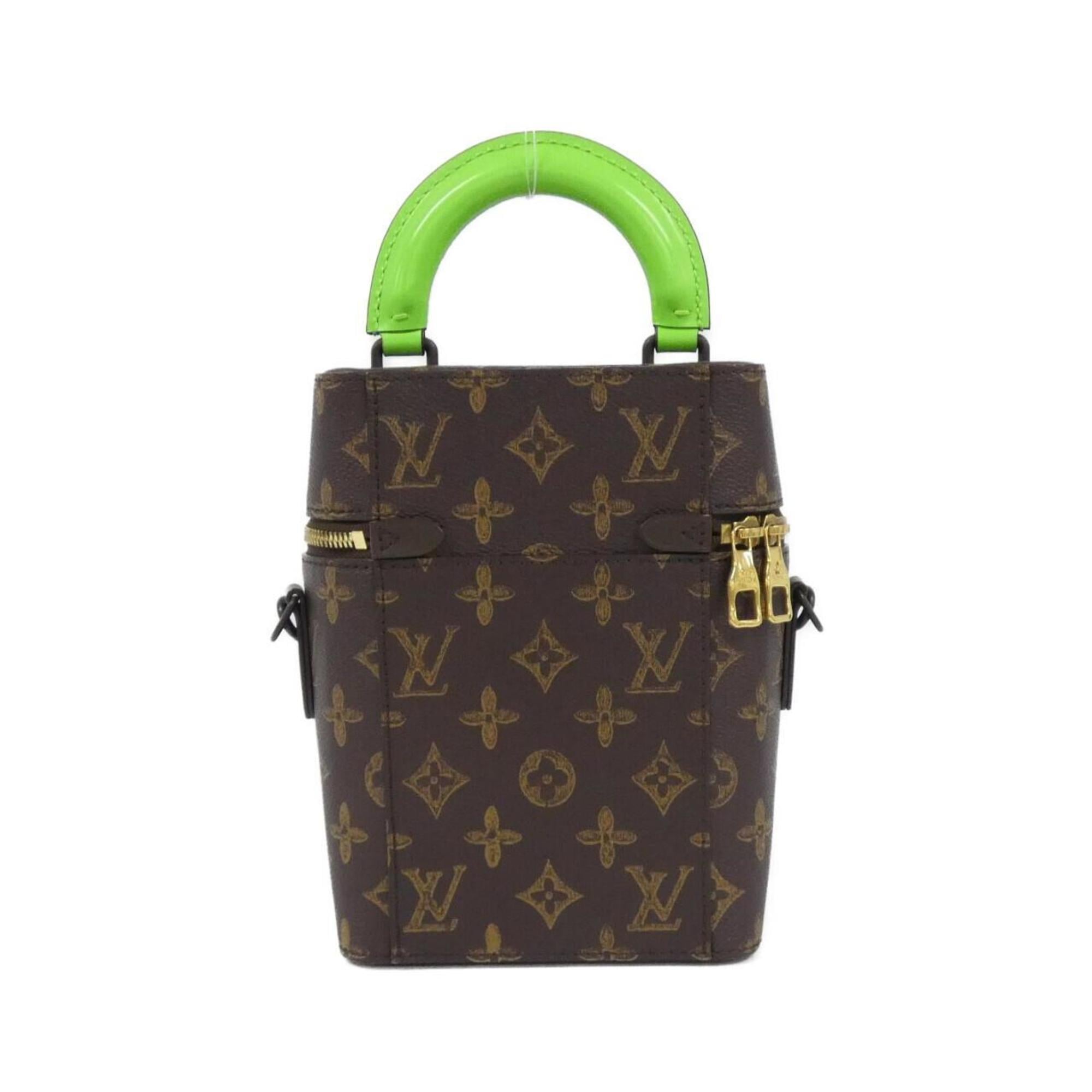 Louis Vuitton Marron Coated Canvas Handbag