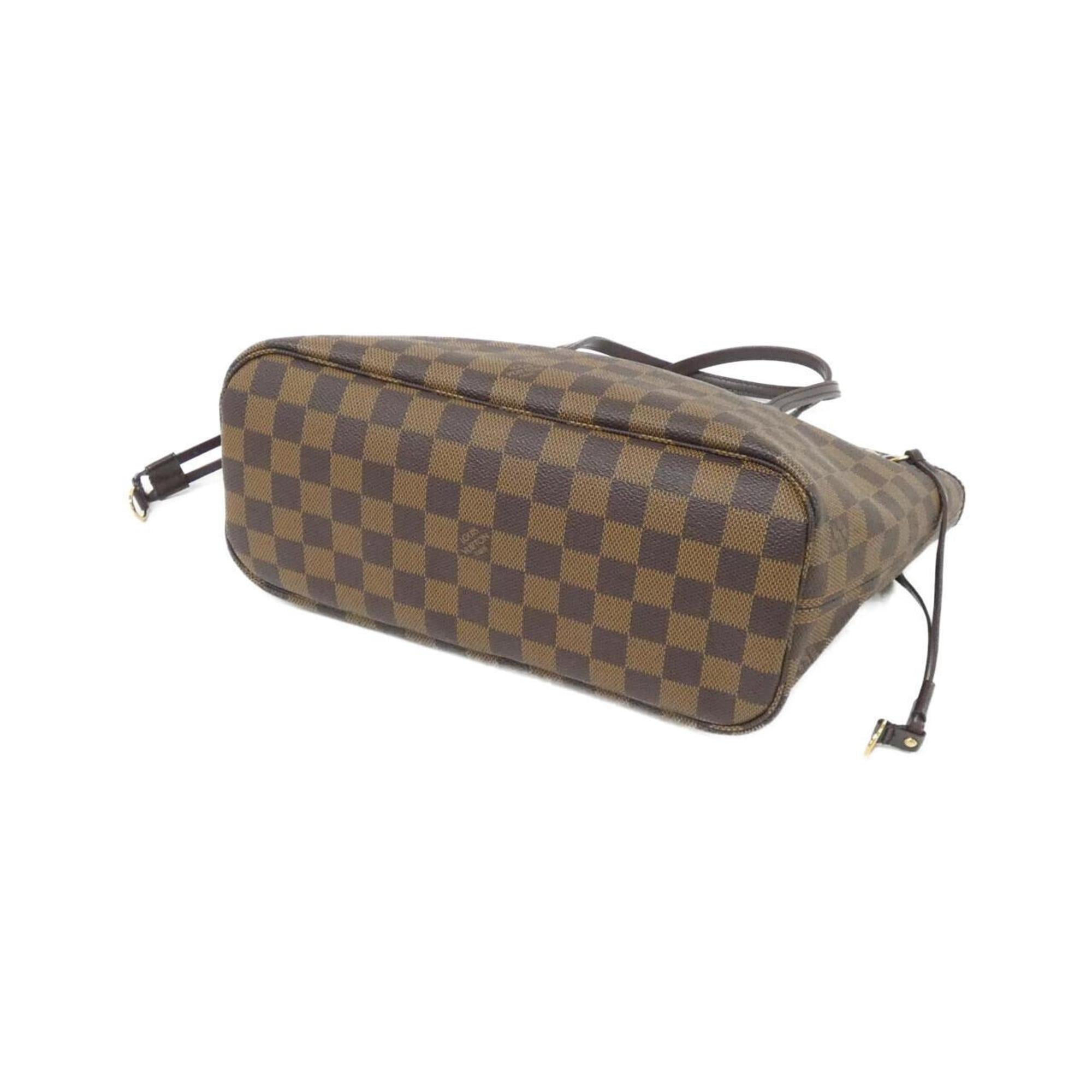 Louis Vuitton Brown Coated Canvas Handbag