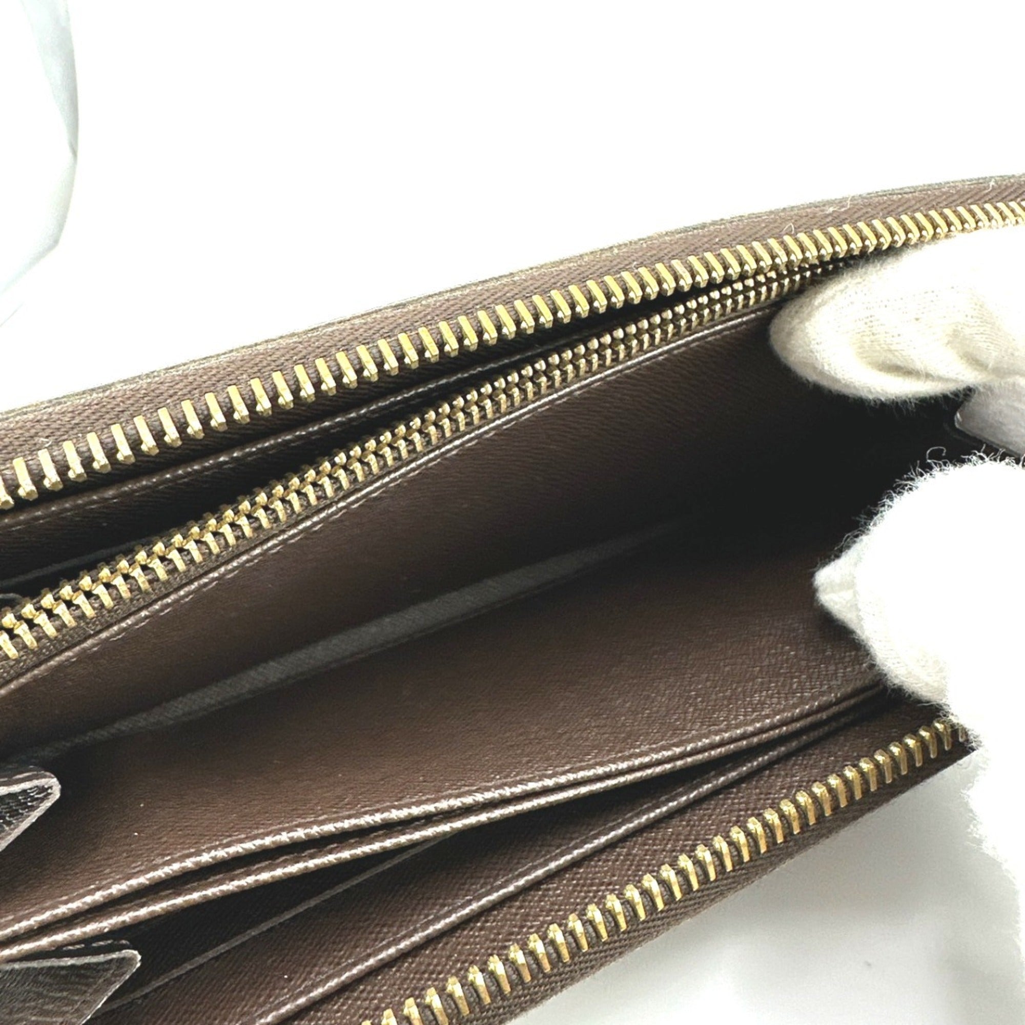 Louis Vuitton Brown Ebene Damier Canvas Long Wallet