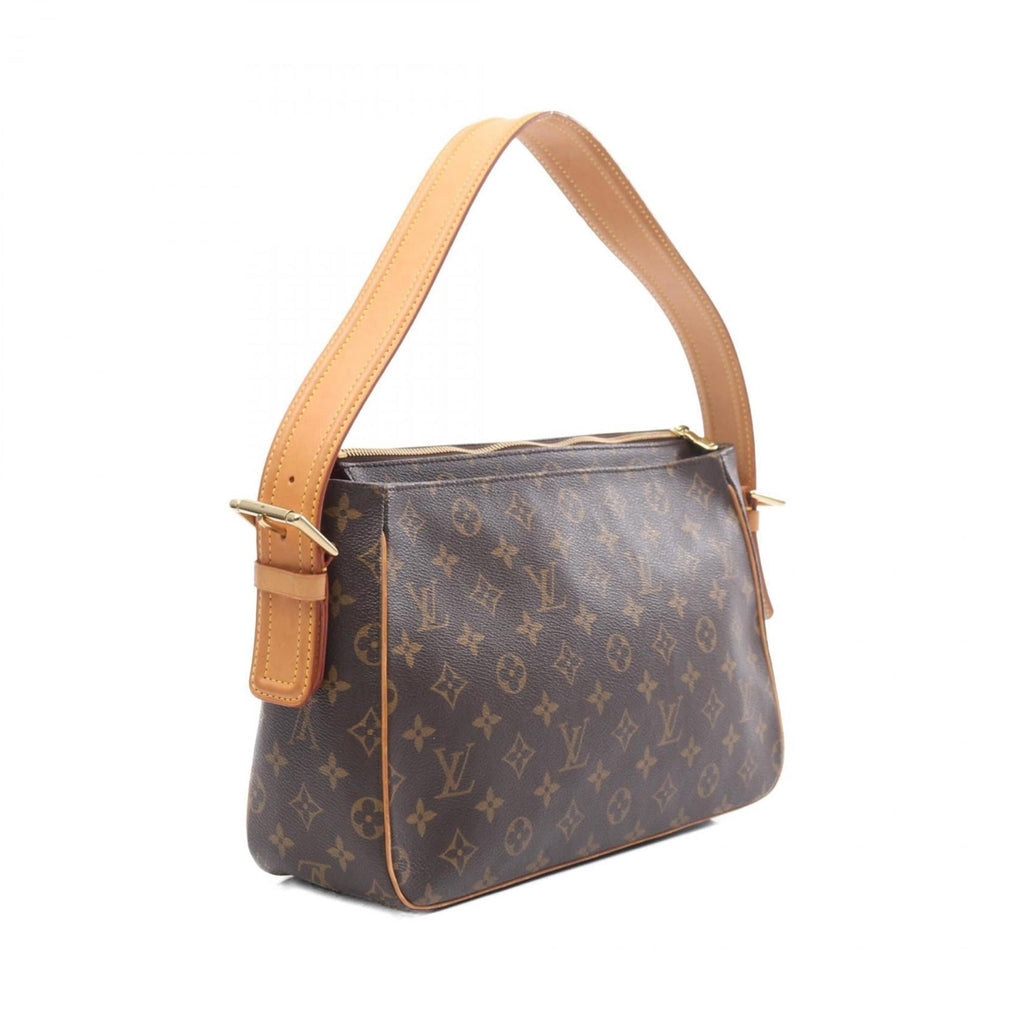 Louis Vuitton Brown Monogram Coated Canvas Pvc Leather Shoulder Bag