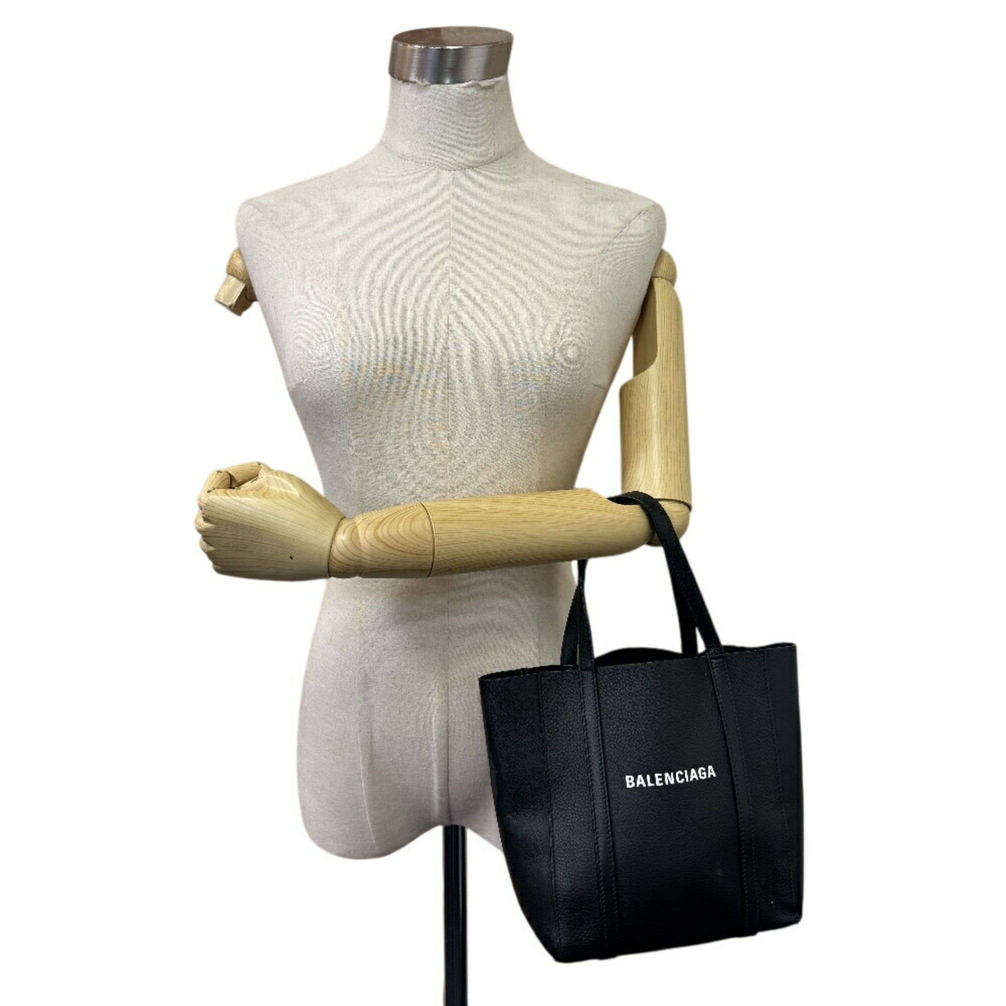 Balenciaga Black Leather Hand