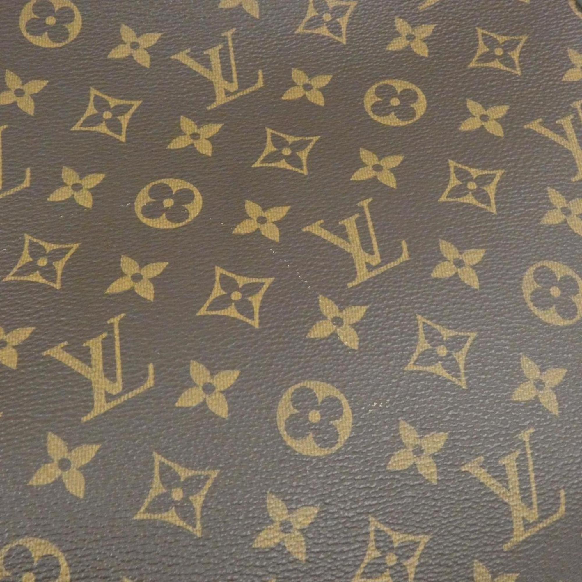 Louis Vuitton Brown Coated Canvas Backpack