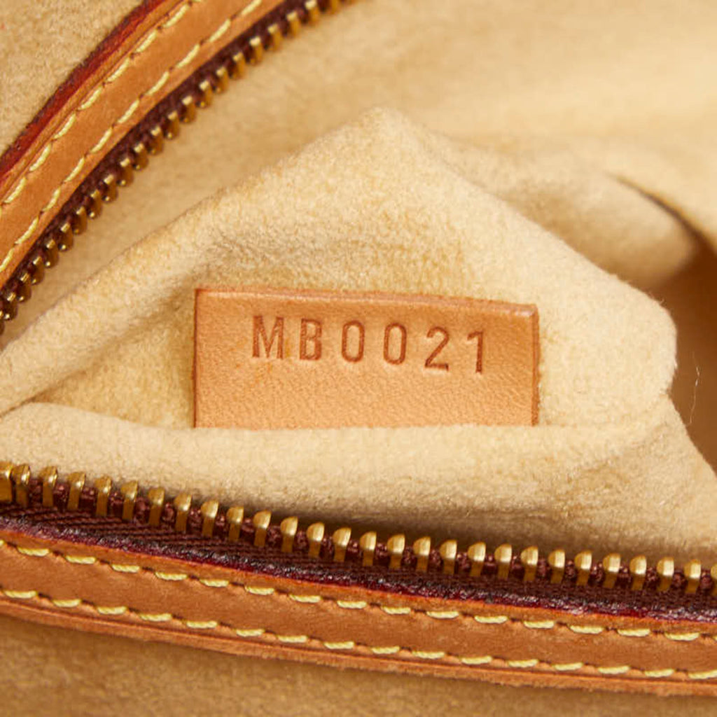 Louis Vuitton Brown Pvc Leather Tote Bag