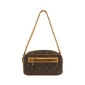 Louis Vuitton Marron Coated Canvas Pochette Shoulder Bag