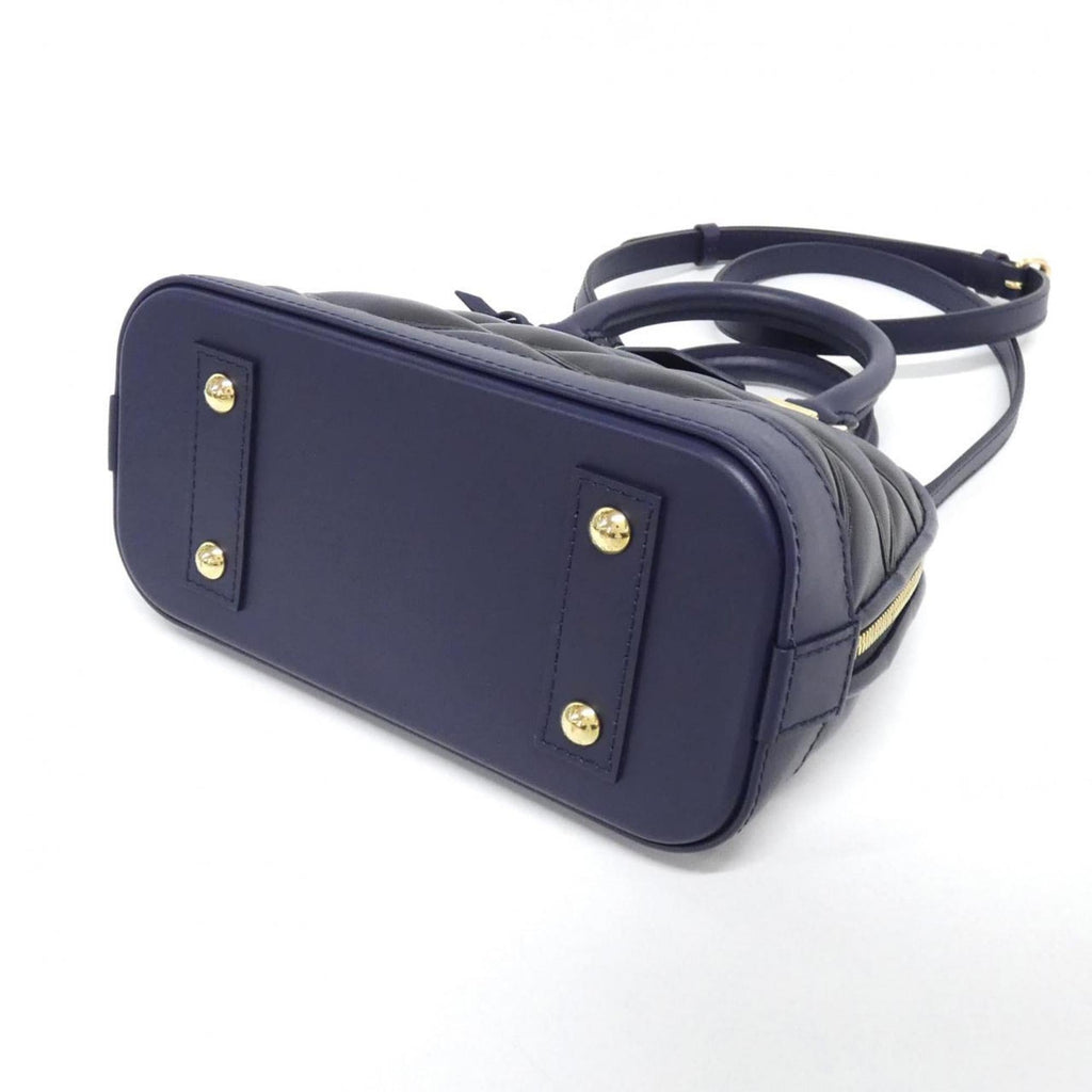 Louis Vuitton Navy Leather Handbag