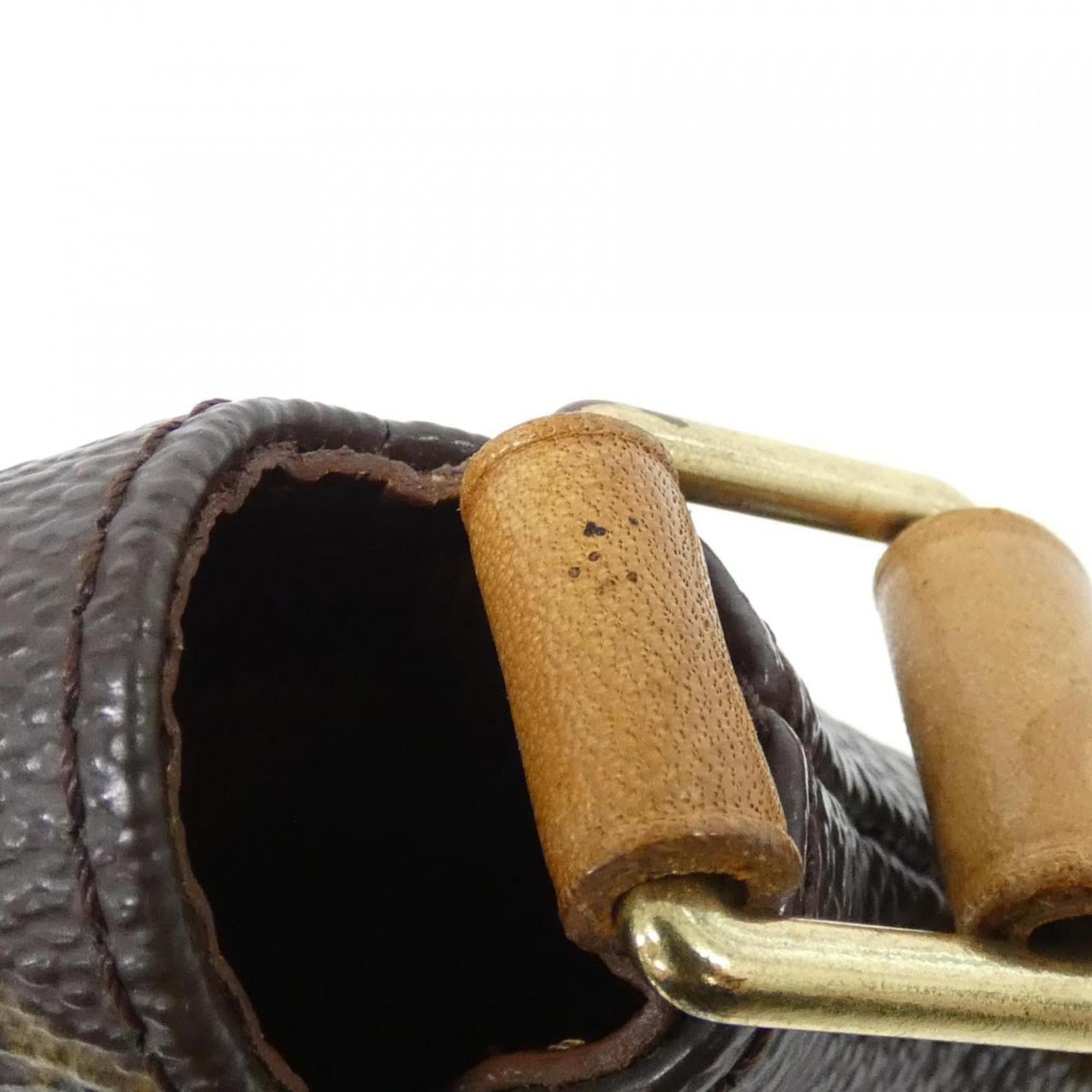 Louis Vuitton Marron Coated Canvas Shoulder Bag