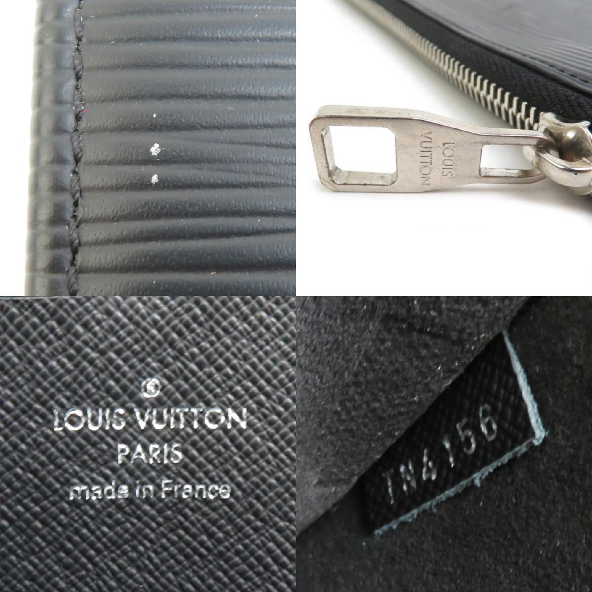 Louis Vuitton Black Epi Leather Clutch Bag
