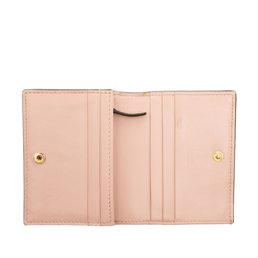 Gucci Pink Leather Wallet (Bi-Fold) (Pre-Owned)