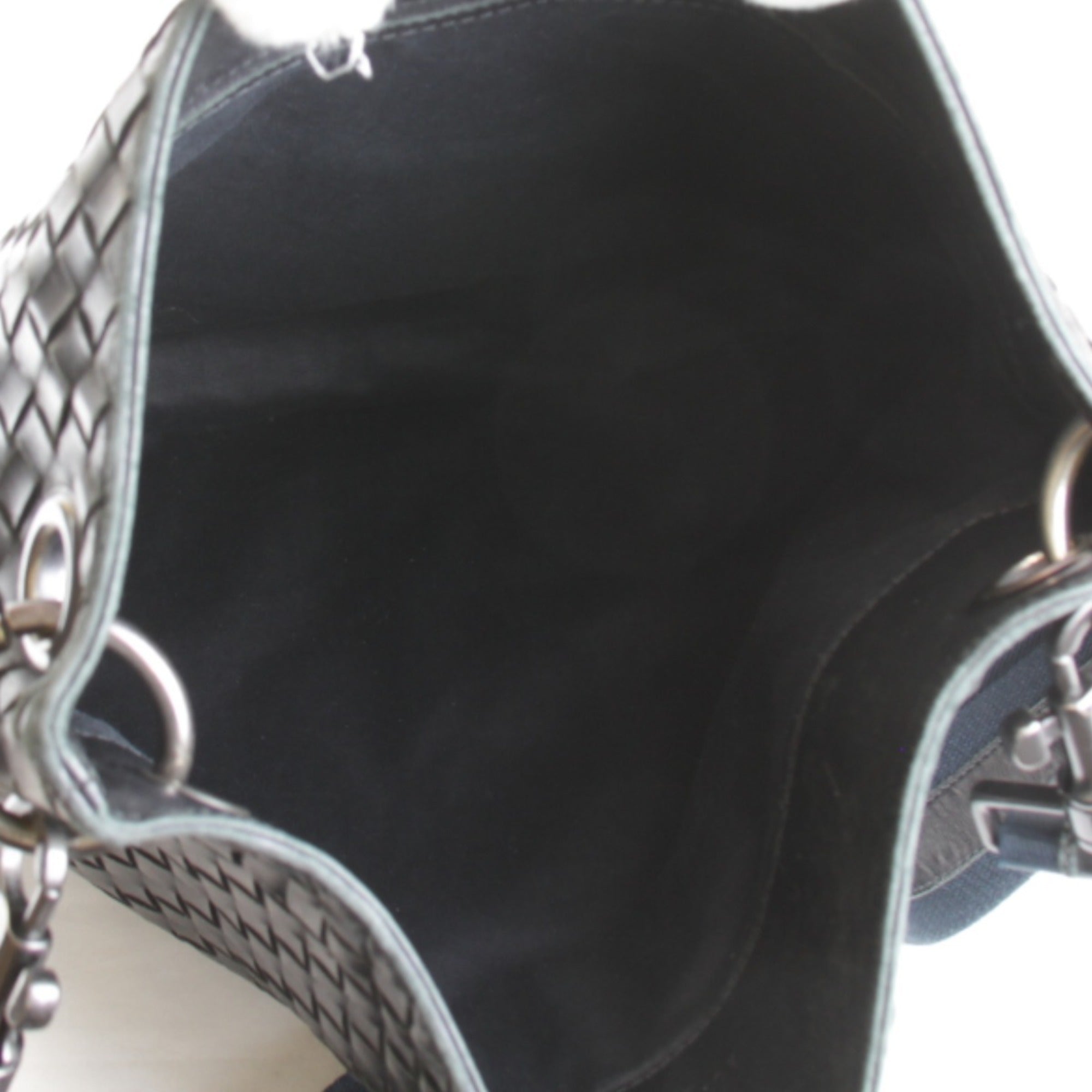 Bottega Veneta Black Leather Shoulder Bag