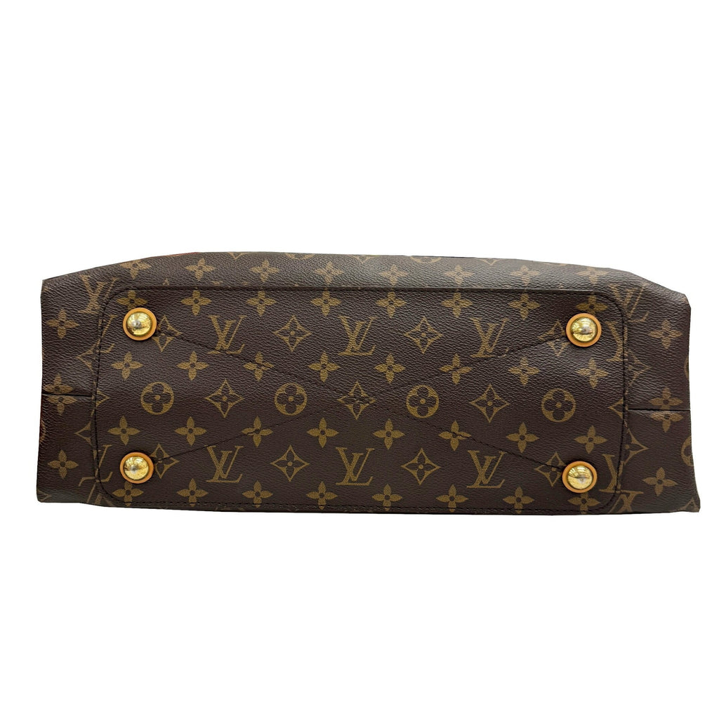 Louis Vuitton Bordeaux Brown Monogram Leather Handbag Tote Bag