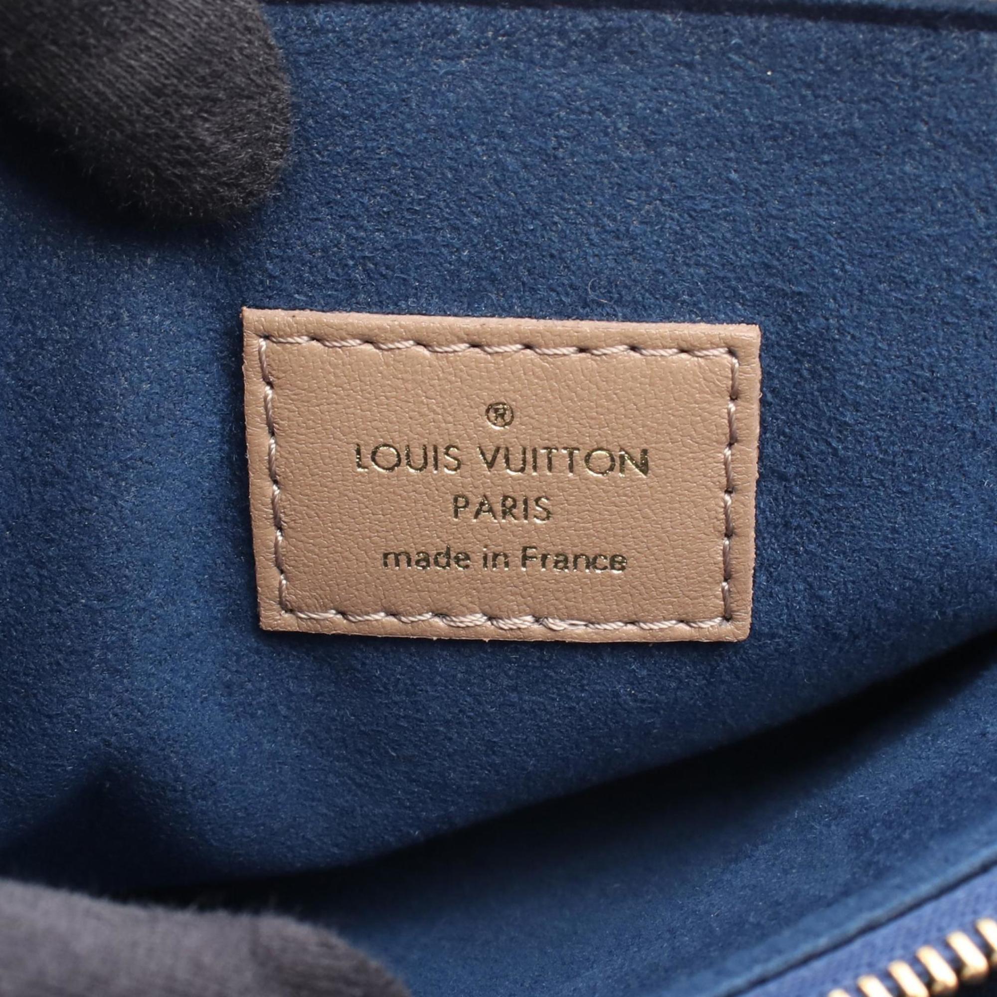 Louis Vuitton Beige Taupe Leather Shoulder Bag