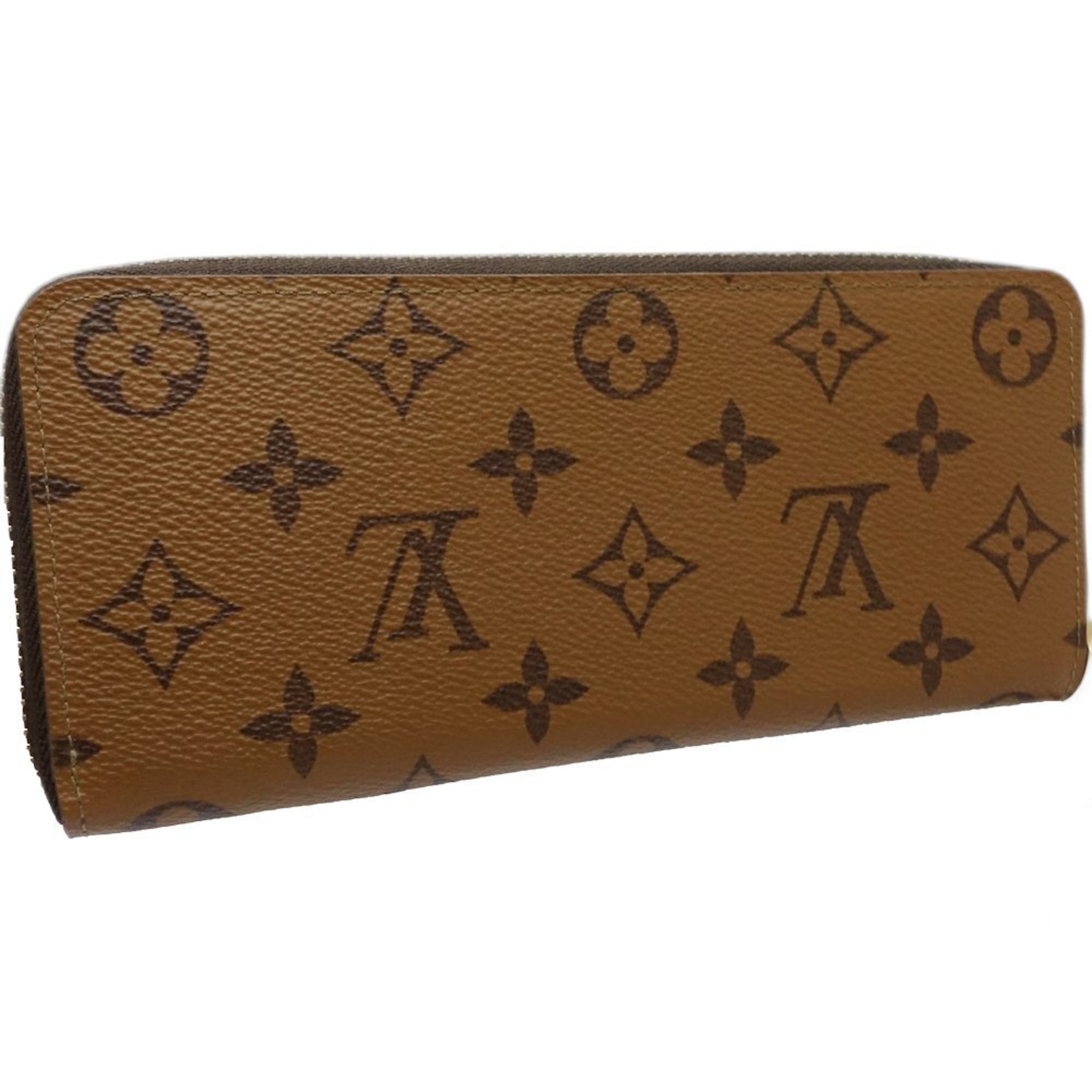 Louis Vuitton Monogram Reverse Brown Canvas Long Wallet